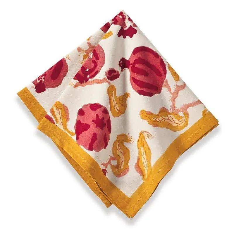 couleur-nature-pomegranate-serviette-table-coton-lot-de-6 image 1