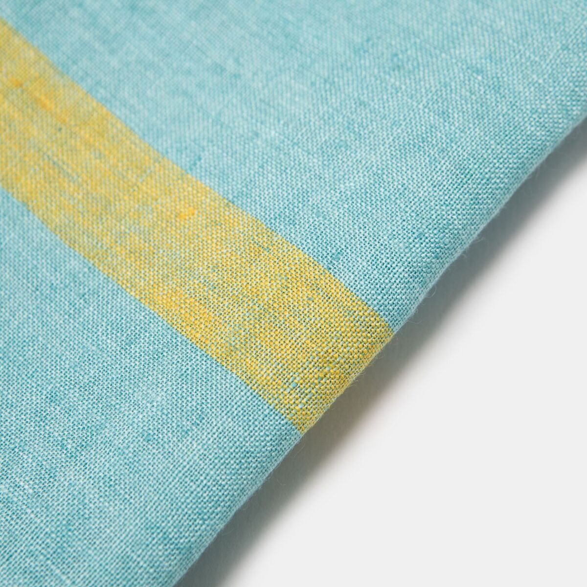 couleur-nature-laundered-linen-serviettes-lin-aqua-lime-lot-4 image 2