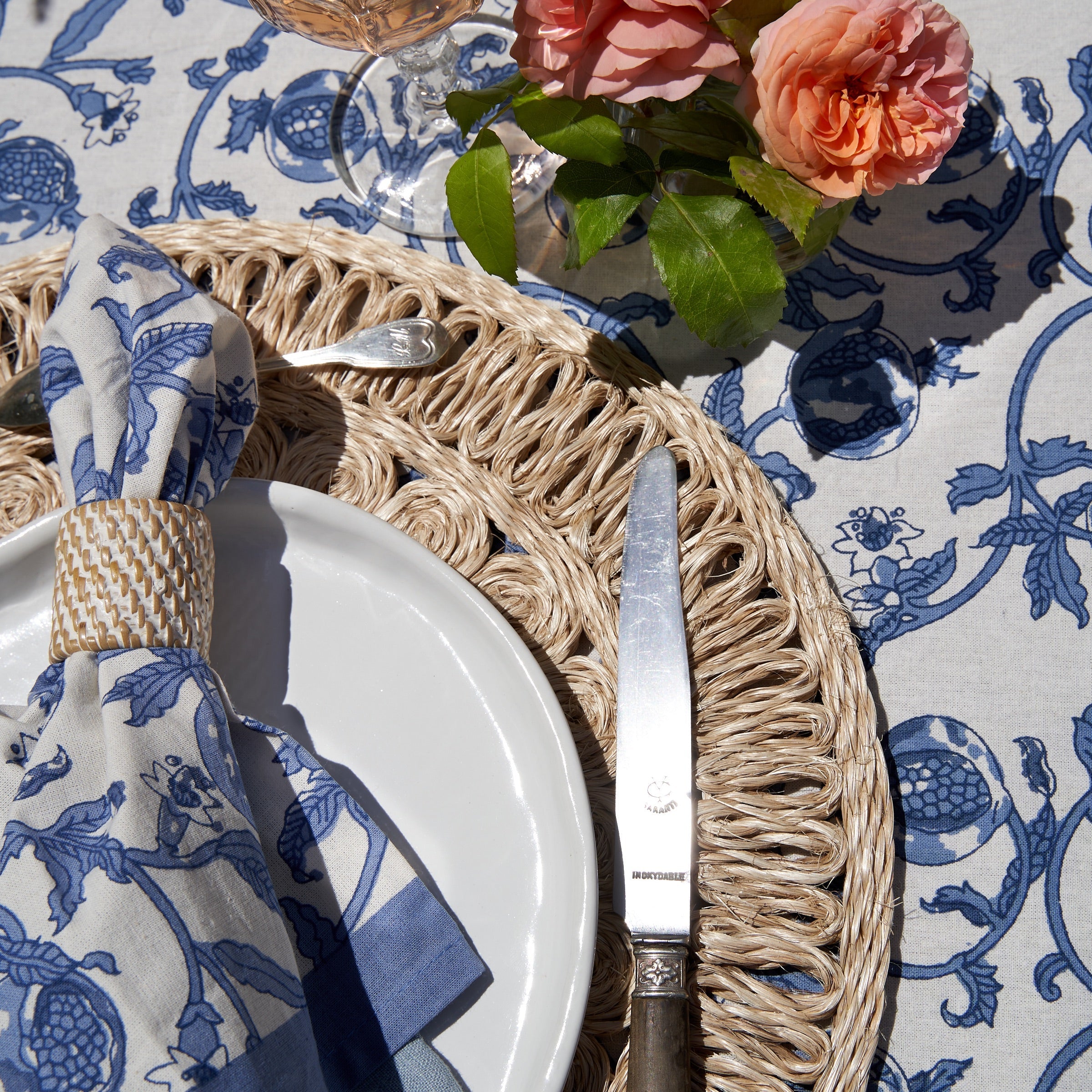 couleur-nature-circolo-set-de-table-abaca-lot-de-4-rond image 3