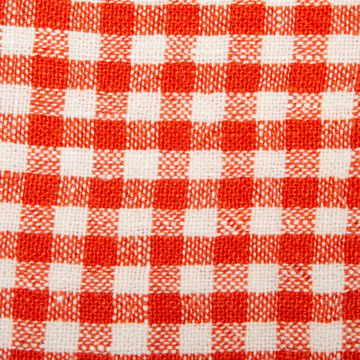 couleur-nature-gingham-serviettes-vichy-orange-aqua-lot-4 image 3