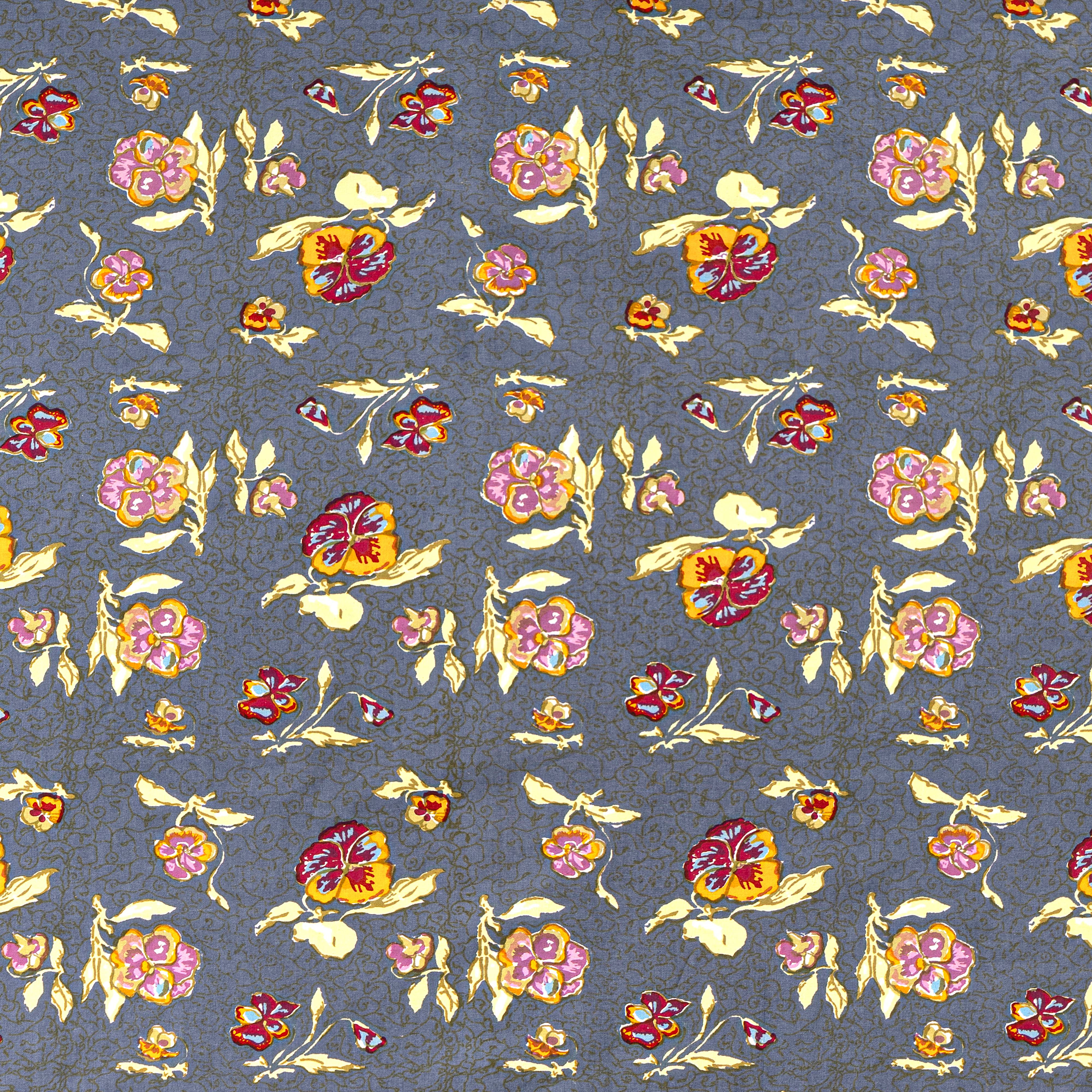 couleur-nature-pansy-nappe-rouge-grise-71x106-rectangulaire image 3