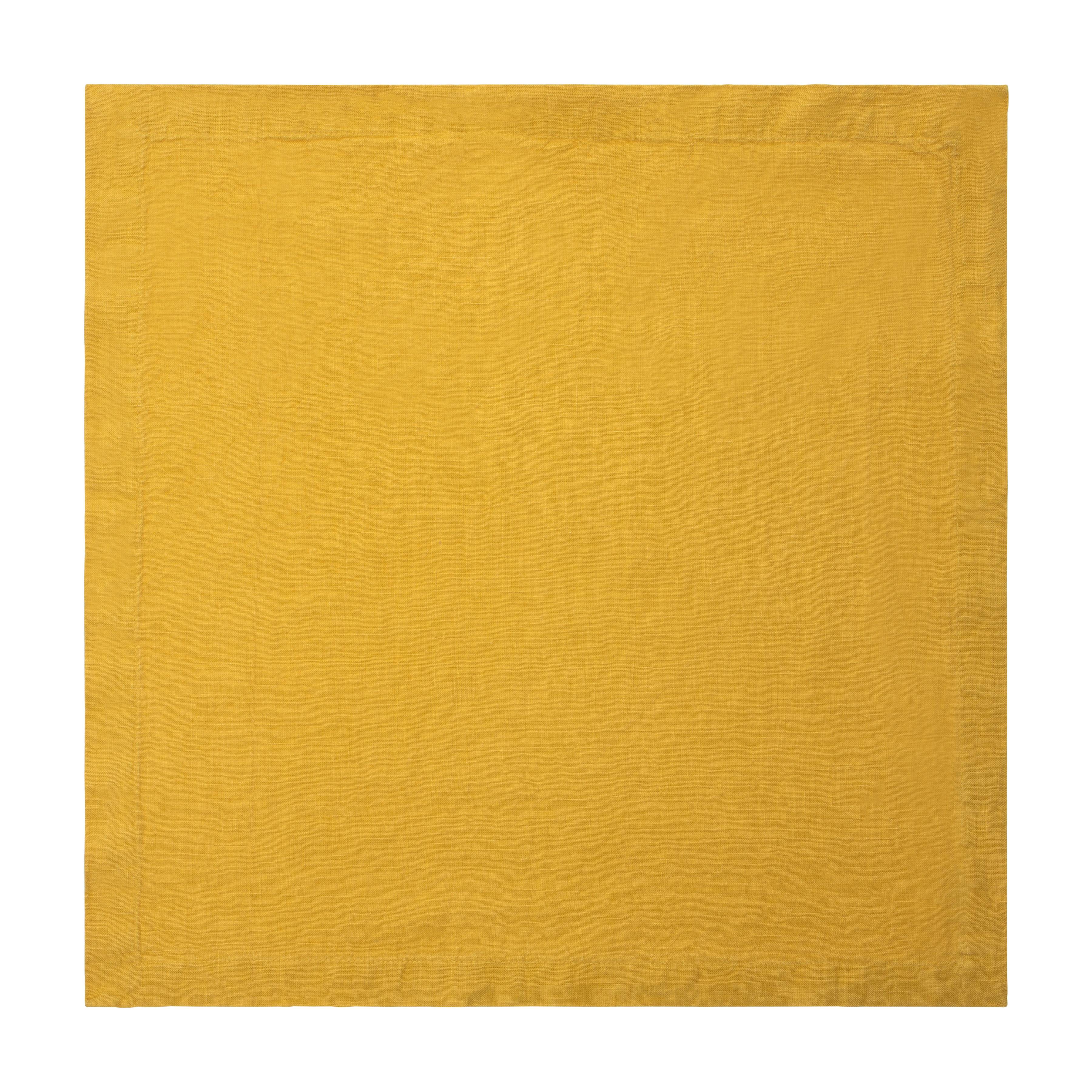 couleur-nature-everyday-serviette-lin-dijon-lot-4-jaune image 5