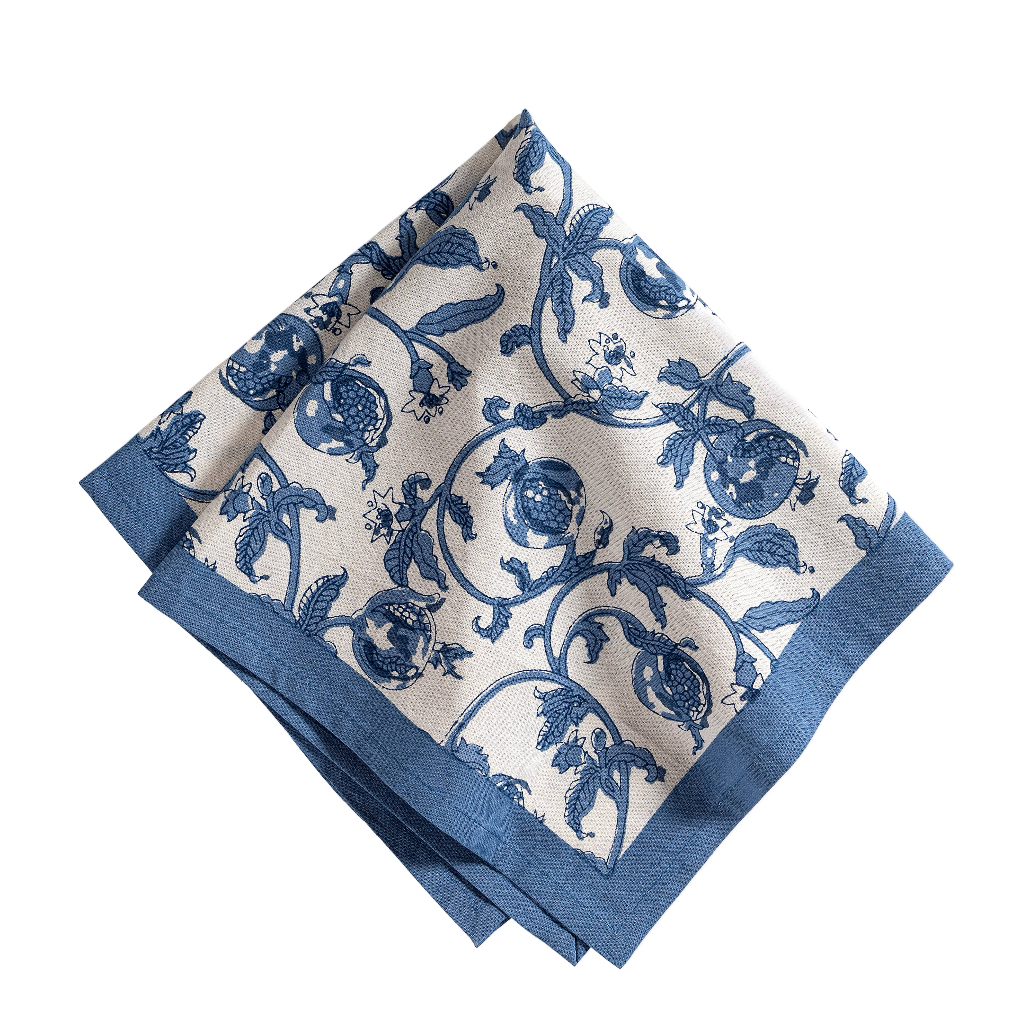 couleur-nature-granada-nappe-fran-aise-bleu-bleuet-carr-e image 6