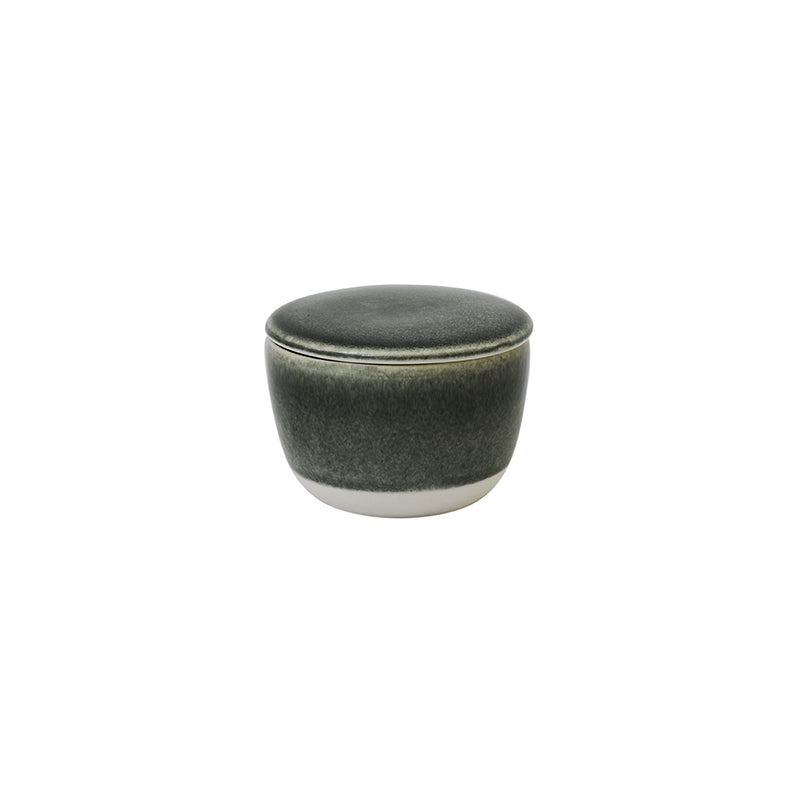 jars-cantine-sucrier-orage-uni-c-ramique-vert-craquel image 1