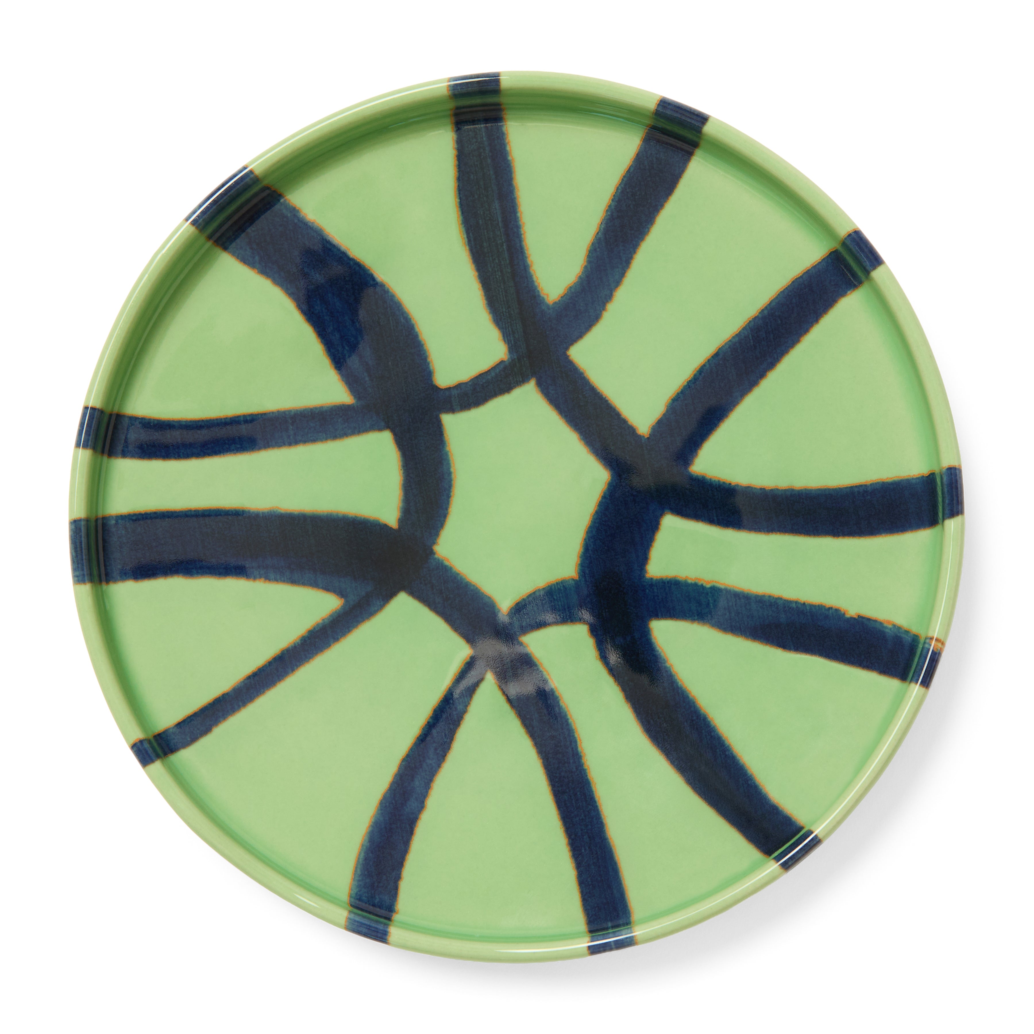 couleur-nature-amalfi-assiette-ap-ritif-c-ramique-verte-18-cm image 1