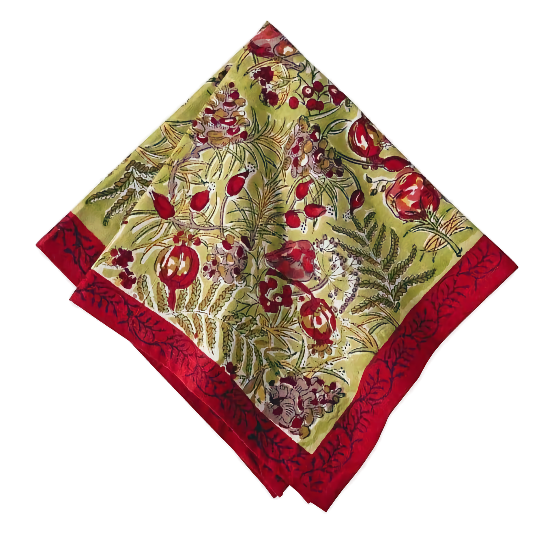 couleur-nature-winter-garden-nappe-rouge-vert-71x106 image 6