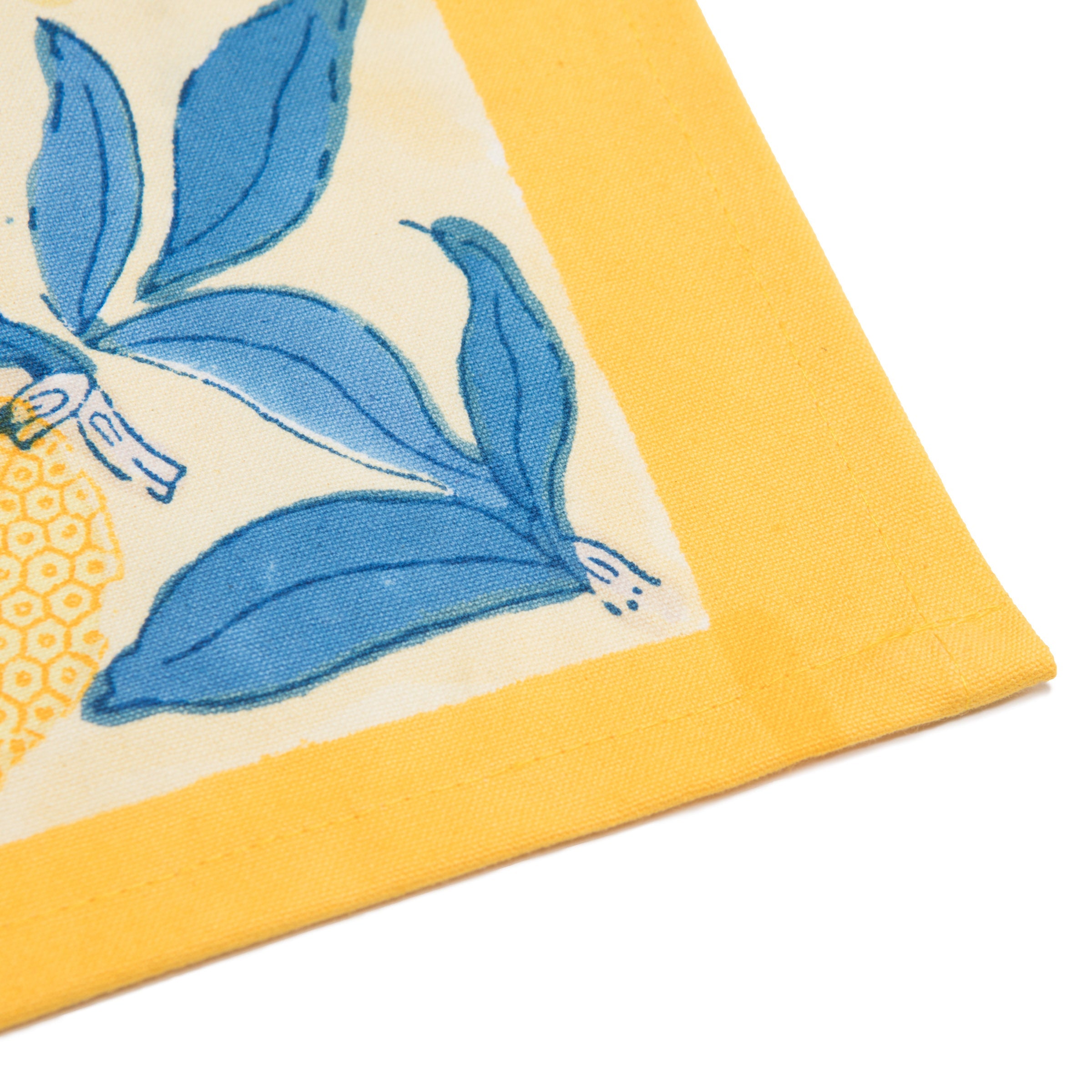 couleur-nature-lemon-tree-set-de-table-coton-jaune-lot-6 image 2