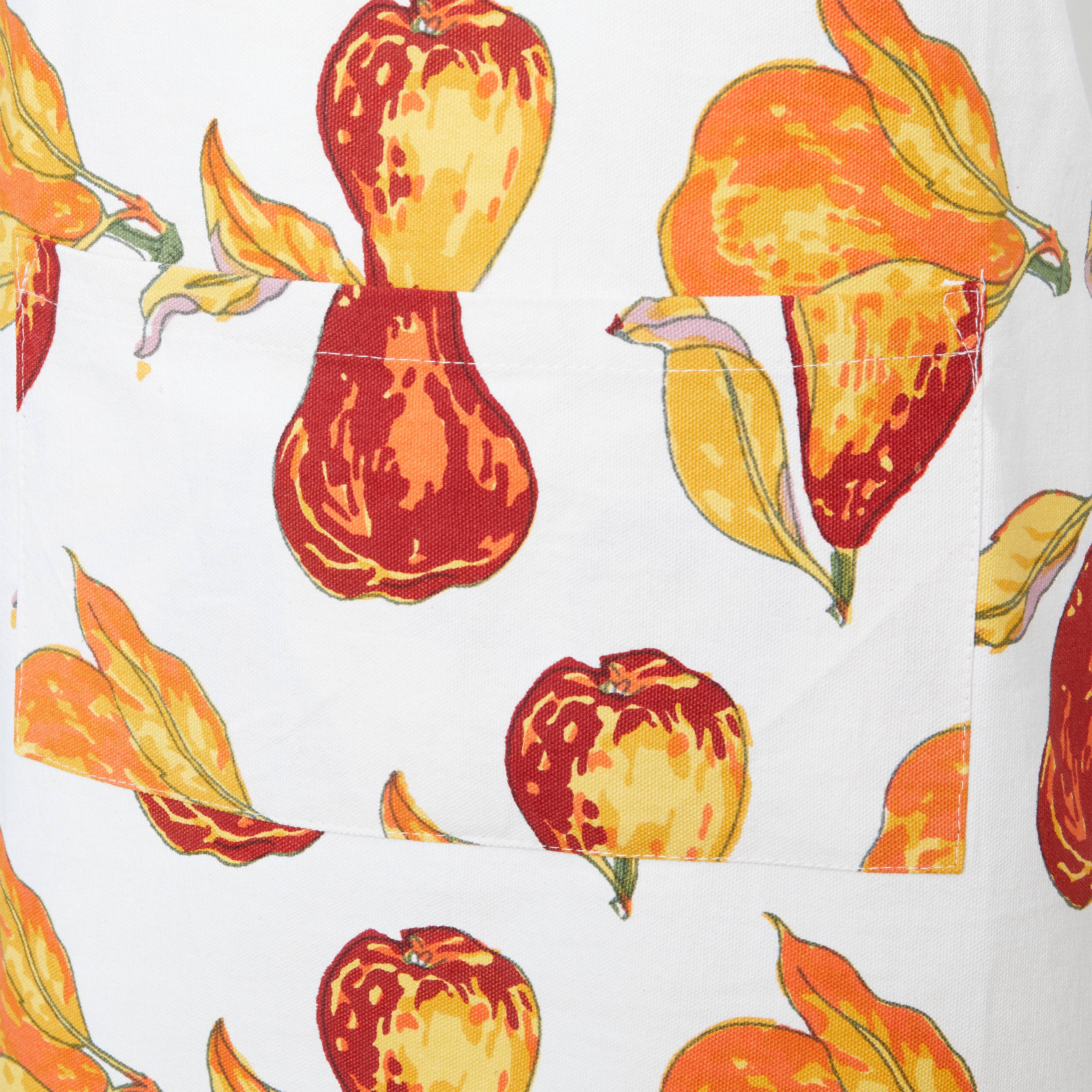 couleur-nature-orchard-pear-tablier-bordeaux-coton-poche image 3