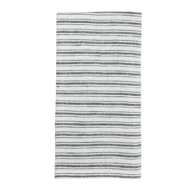 couleur-nature-boat-stripe-torchon-lin-blanc-bleu-lot-2 image 1