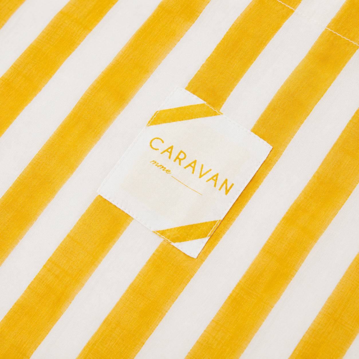 couleur-nature-cabana-stripes-tote-bag-jaune-coton-voile image 2