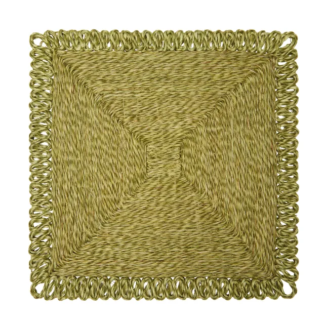 couleur-nature-loopy-set-de-table-olive-carr-lot-de-4-abaca image 1