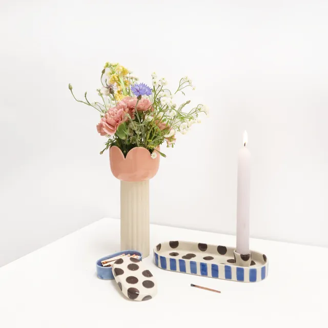 camille-esn-e-bougies-bougeoir-bas-gr-s-blanc image 1
