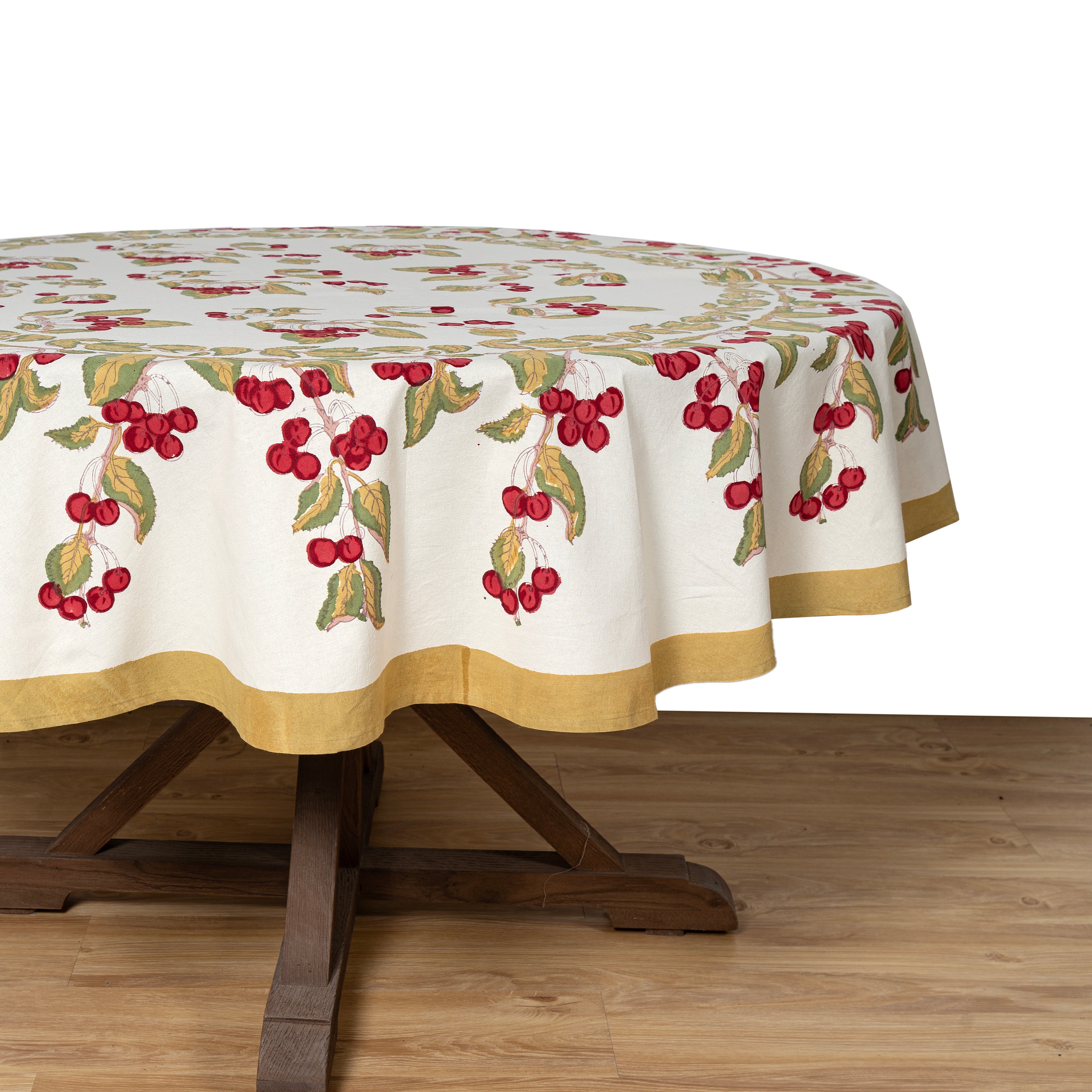 couleur-nature-cherry-blossom-nappe-cerise-rouge-vert image 4