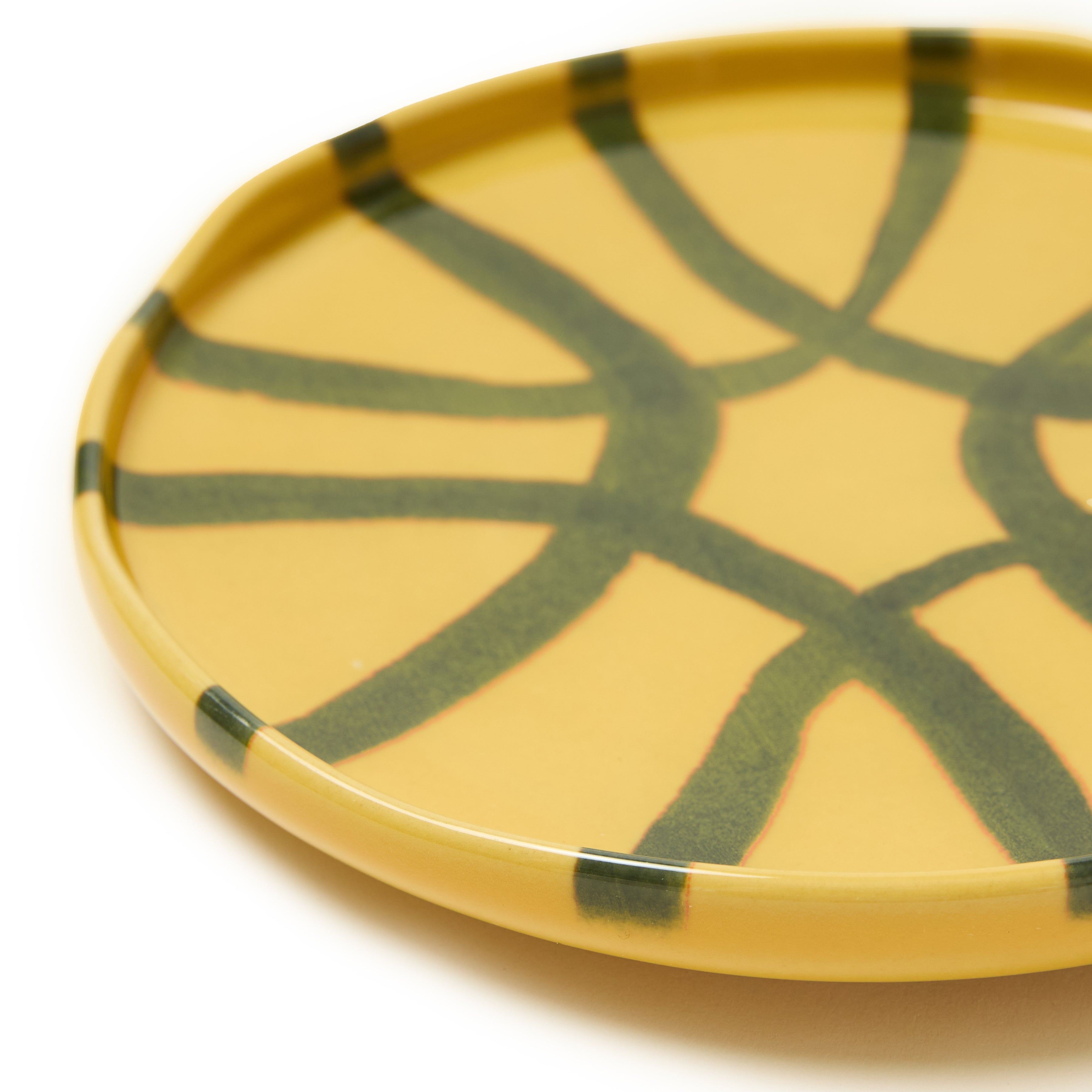 couleur-nature-amalfi-assiette-dessert-c-ramique-moutarde-18-cm image 2