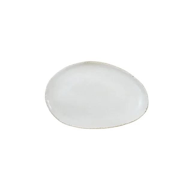 jars-r-fectoire-plat-ovale-s-blanc-gr-s-chamott image 1