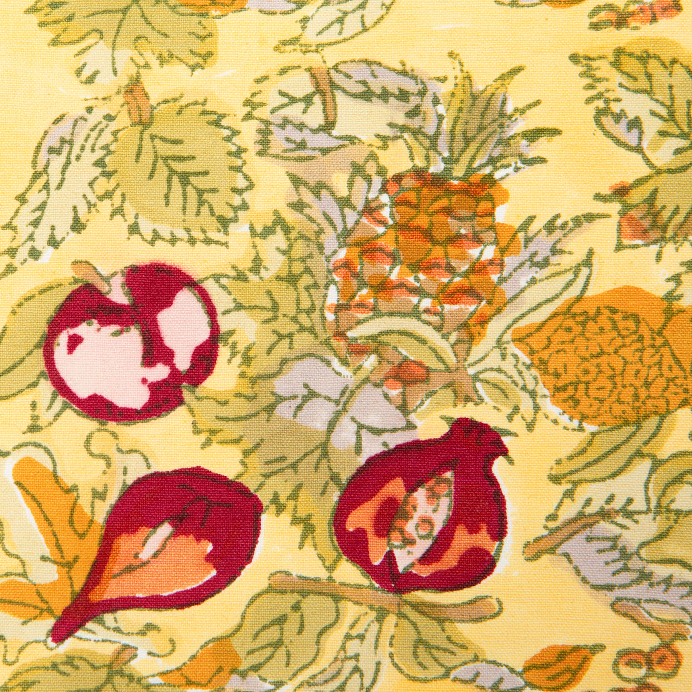 couleur-nature-tutti-frutti-sets-de-table-coton-lot-de-6-jaune image 4