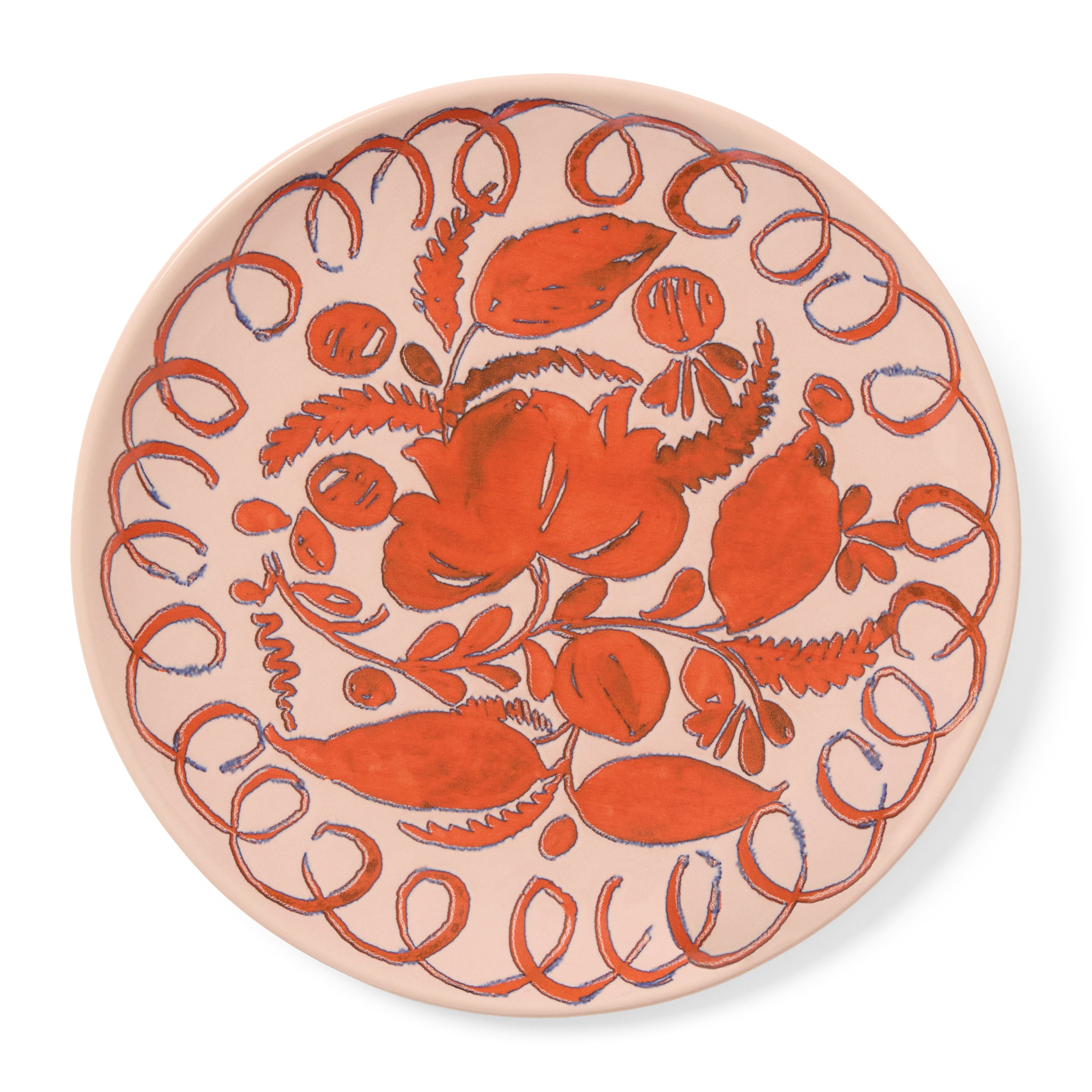 couleur-nature-amalfi-assiette-dessert-c-ramique-rose-23-cm image 1