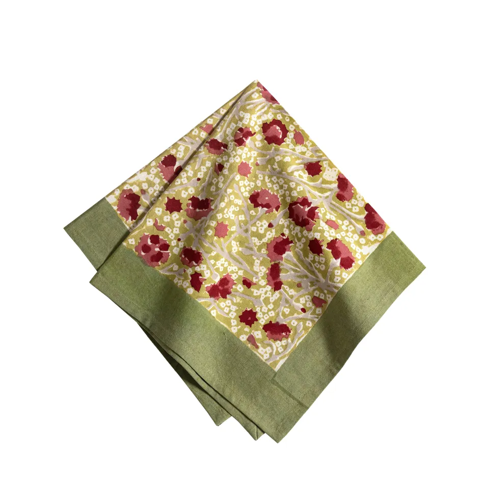couleur-nature-napkins-meadows-serviette-table-lot-6-coton image 1