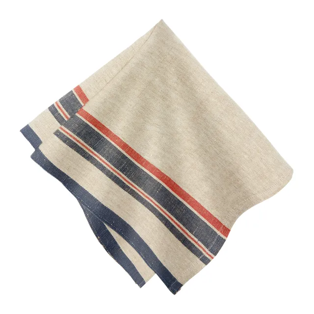couleur-nature-antibes-serviettes-tissu-naturel-rouge-lot-4 image 1