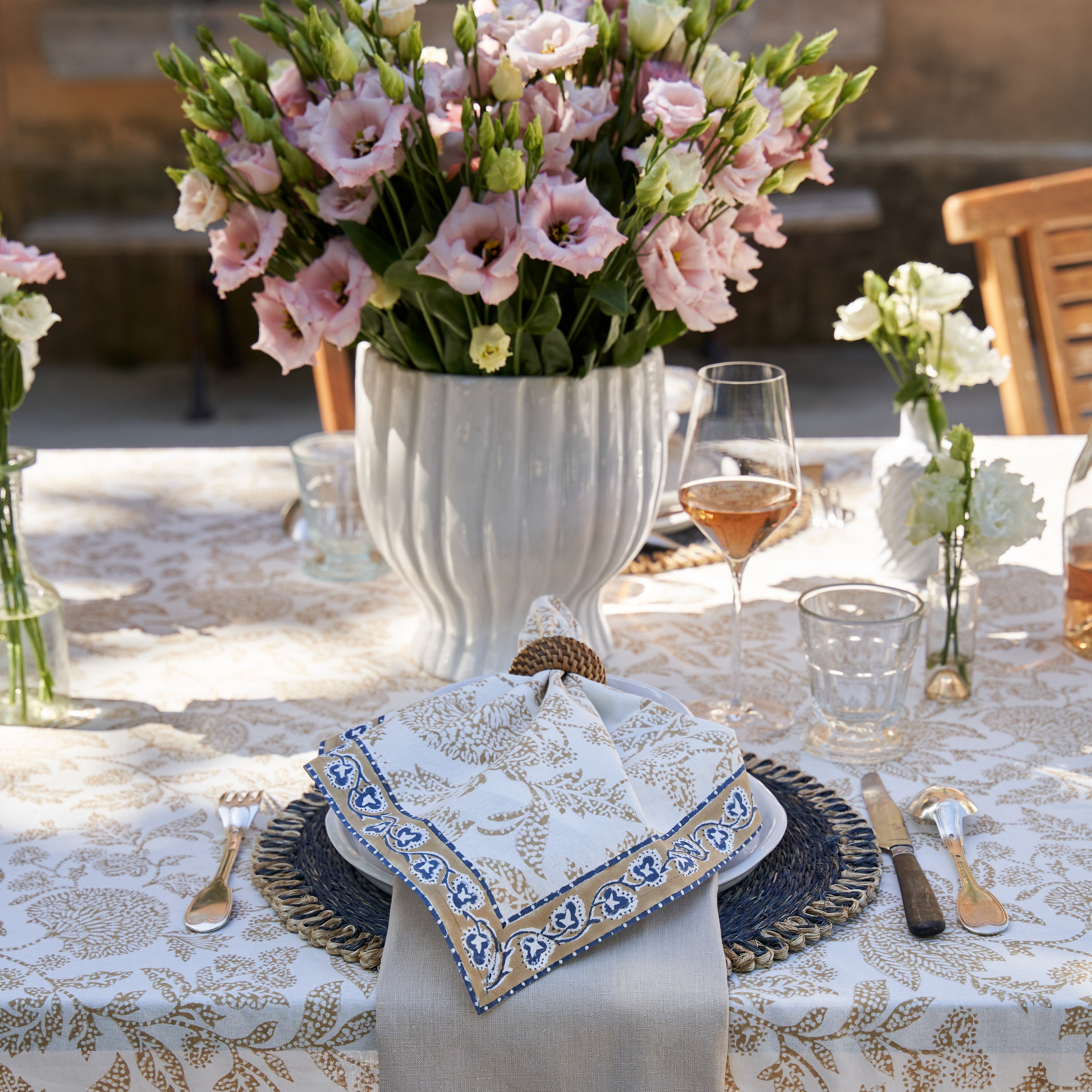 couleur-nature-loopy-abaca-sets-table-ronds-lot-4-bleu-naturel image 2