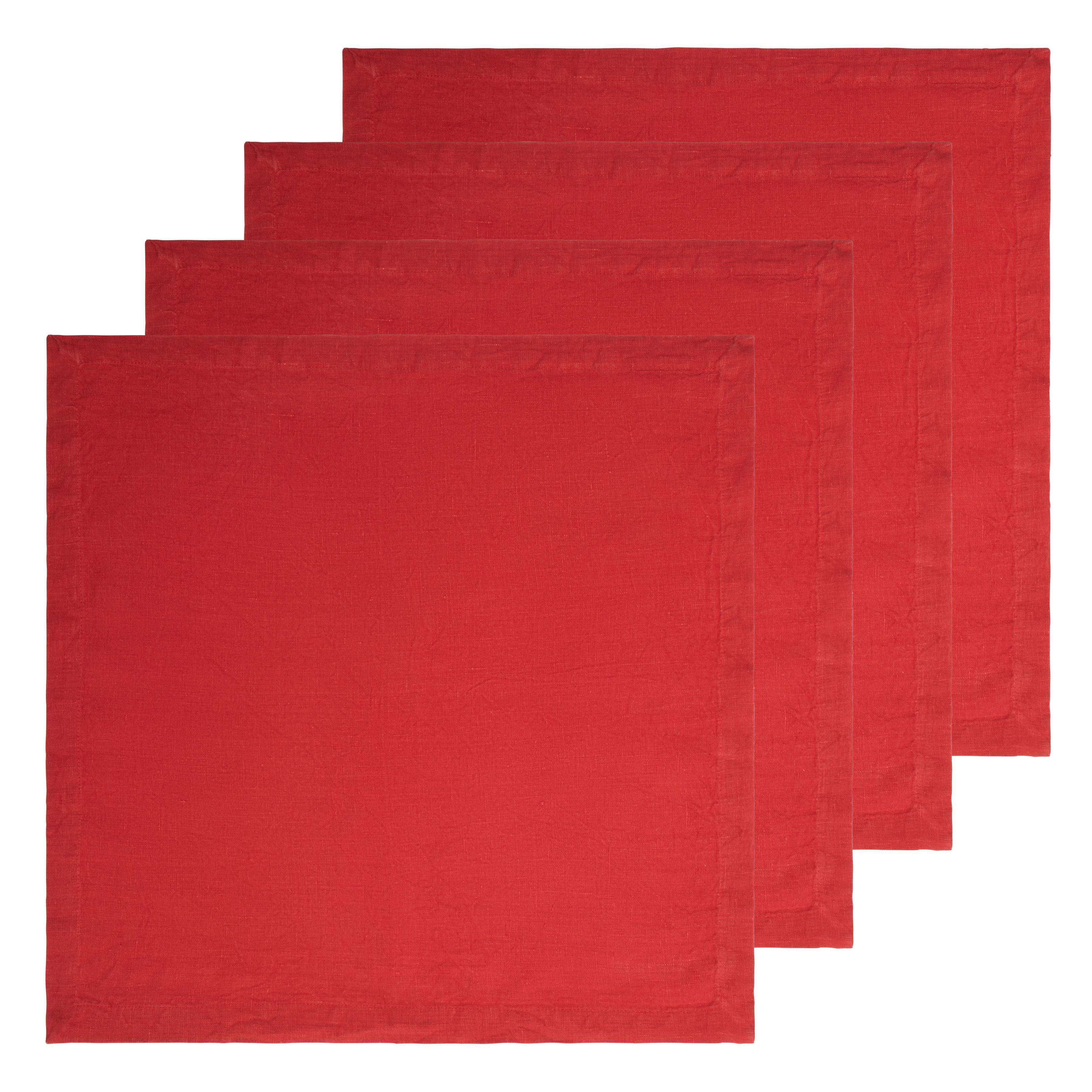 couleur-nature-everyday-serviettes-lin-cranberry-lot-de-4 image 7