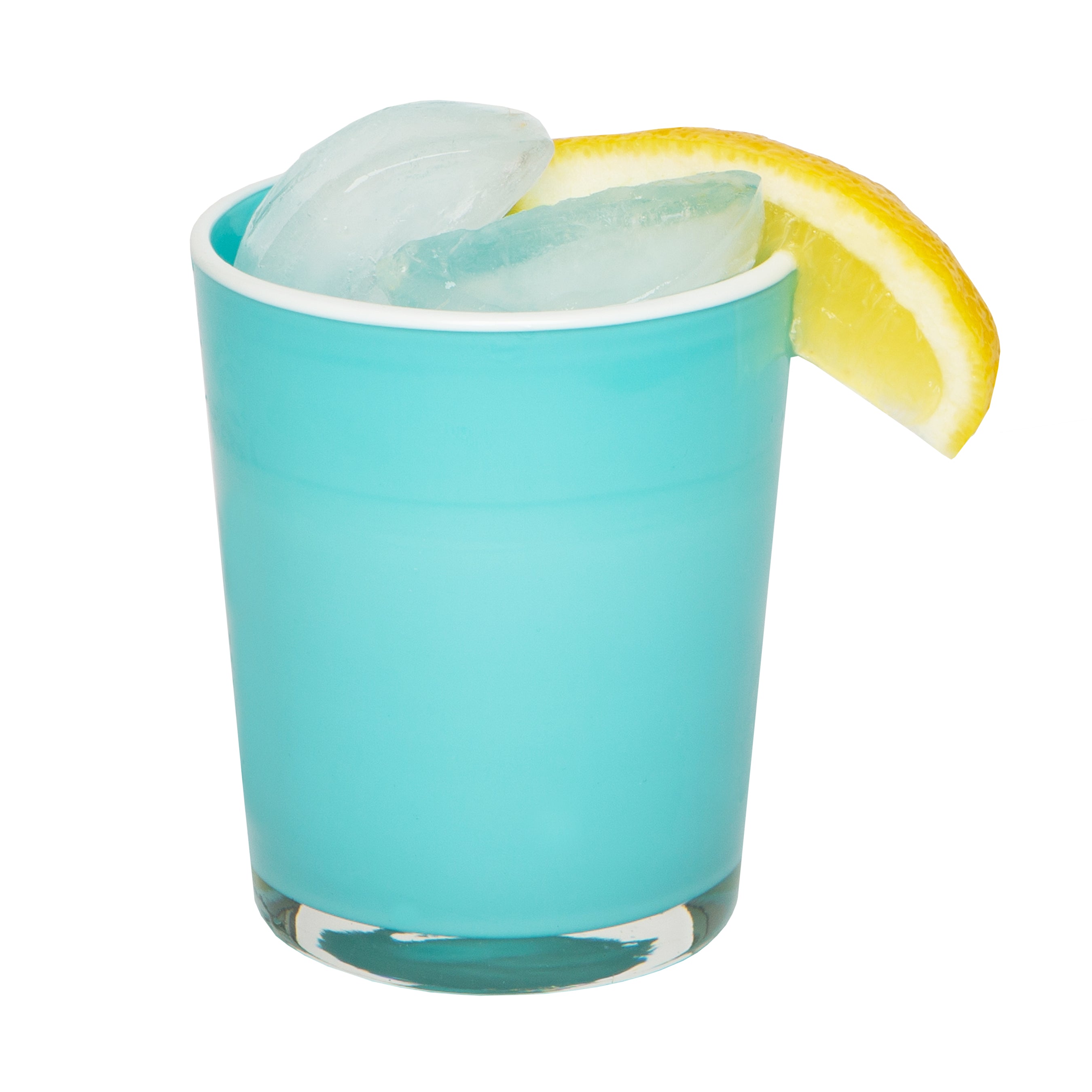 couleur-nature-summer-glass-verres-turquoise-blanc-lot-4-15oz image 3