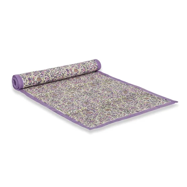 couleur-nature-lavender-chemin-table-coton-16x72 image 1