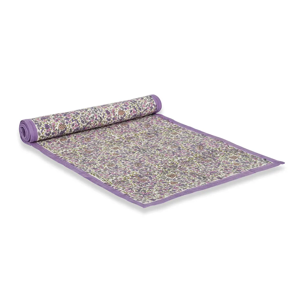 couleur-nature-lavender-chemin-table-coton-16x72 image 1