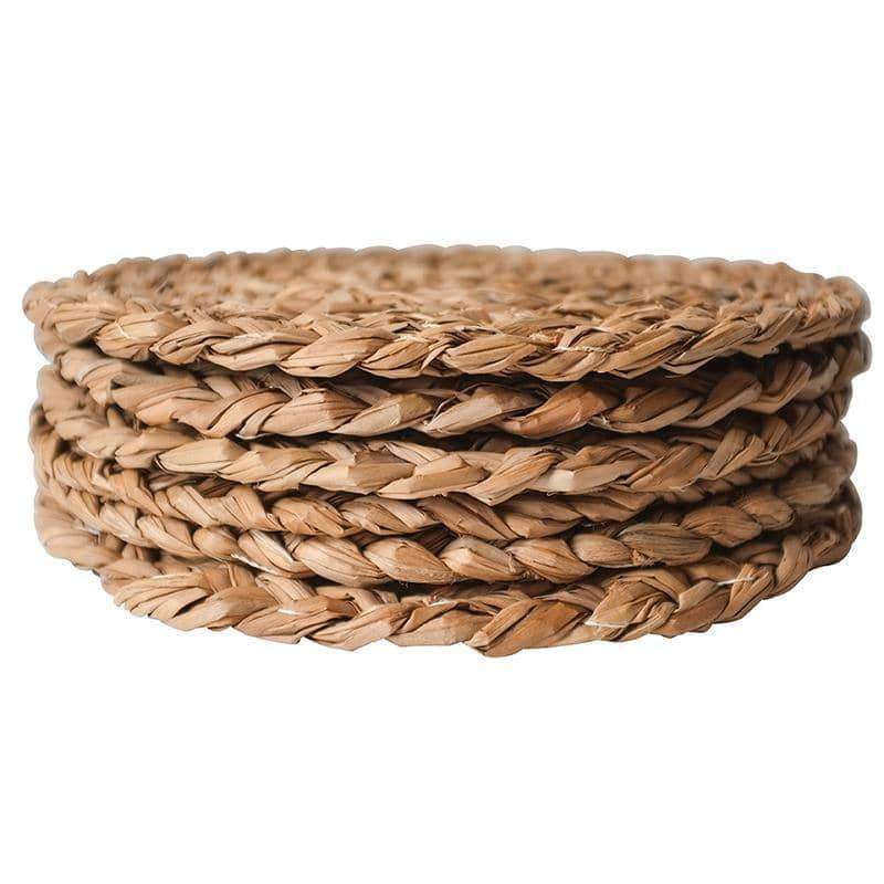 couleur-nature-seagrass-set-de-table-jonc-lot-4-rond-16 image 5