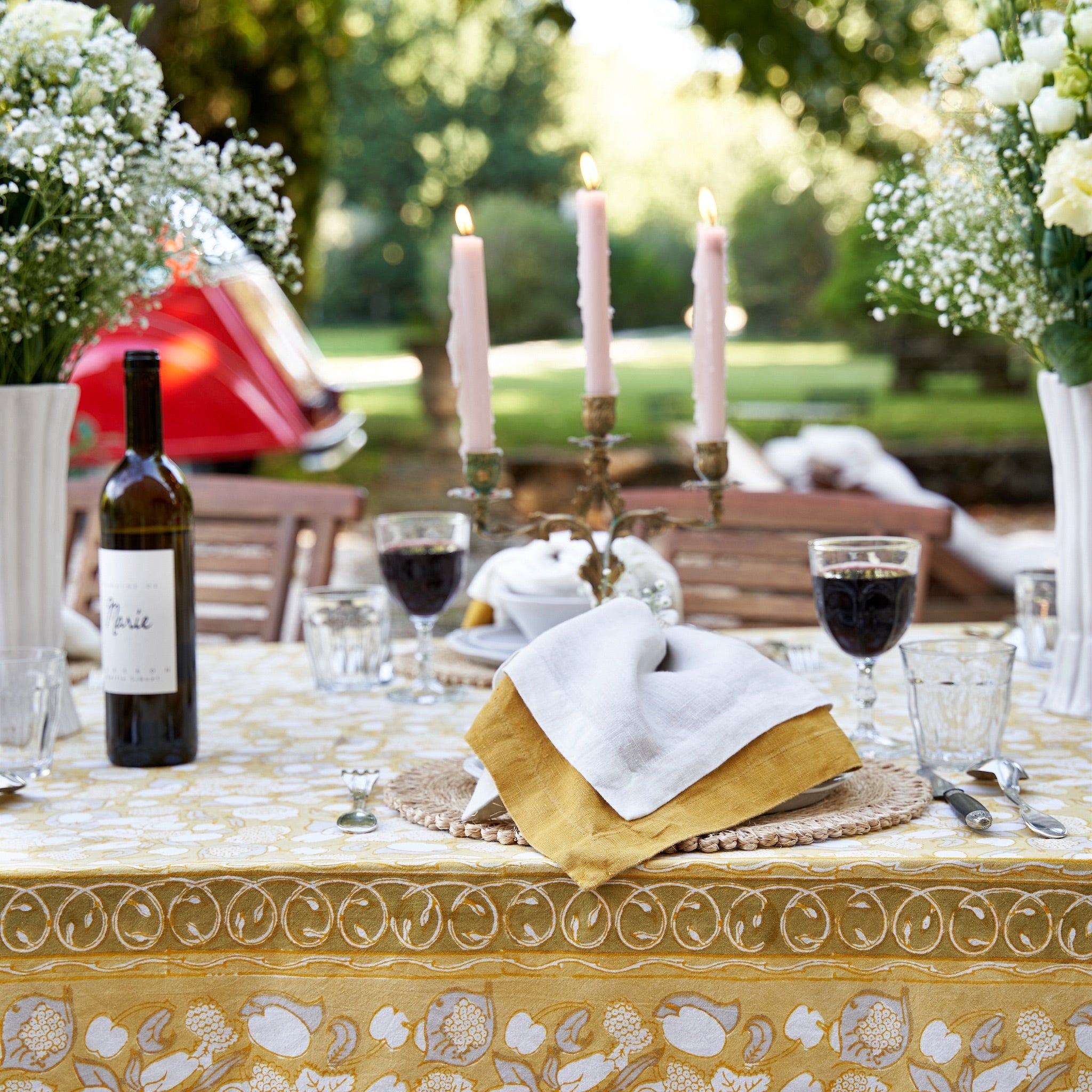 couleur-nature-everyday-serviette-table-blanc-lot-4-lin image 2