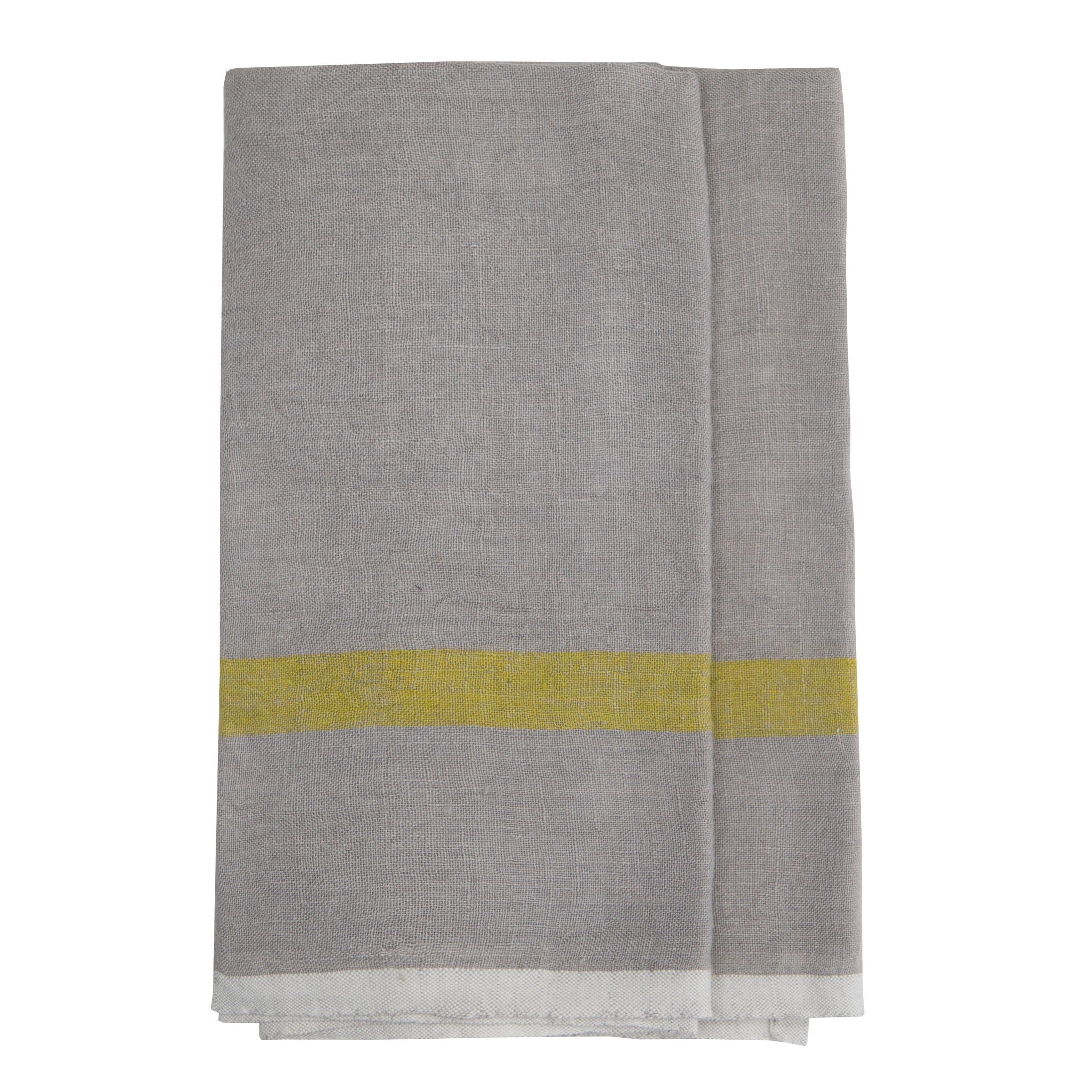 couleur-nature-laundered-torchon-gris-lime-lot-2-lin image 2