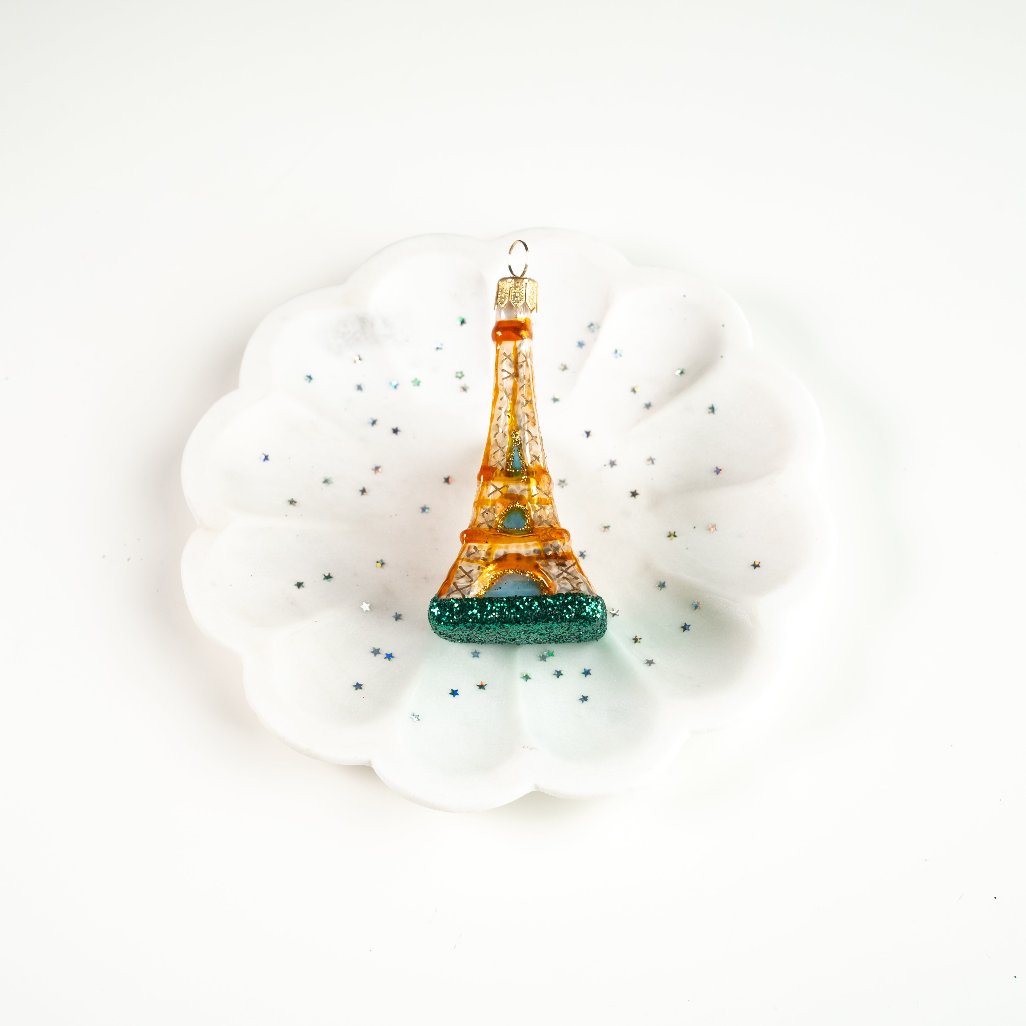couleur-nature-d-cor-eiffel-tower-ornement-verre-peint-8-cm image 1