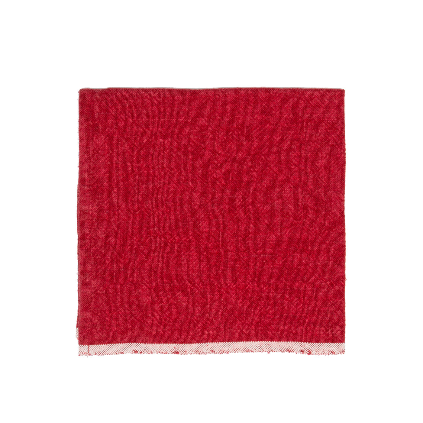 couleur-nature-chunky-linen-serviettes-lin-rouge-lot-de-4 image 4