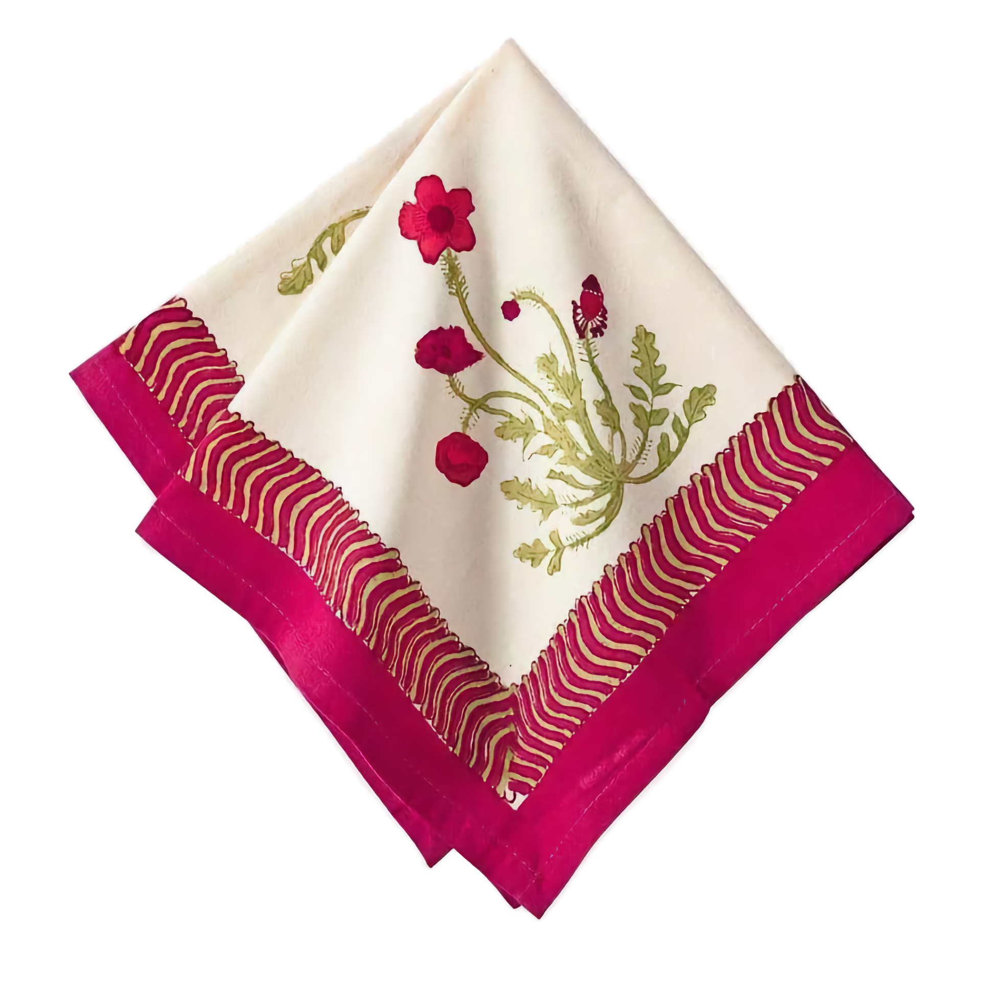 couleur-nature-poppies-nappe-fran-aise-coquelicot-coton-59x59 image 6