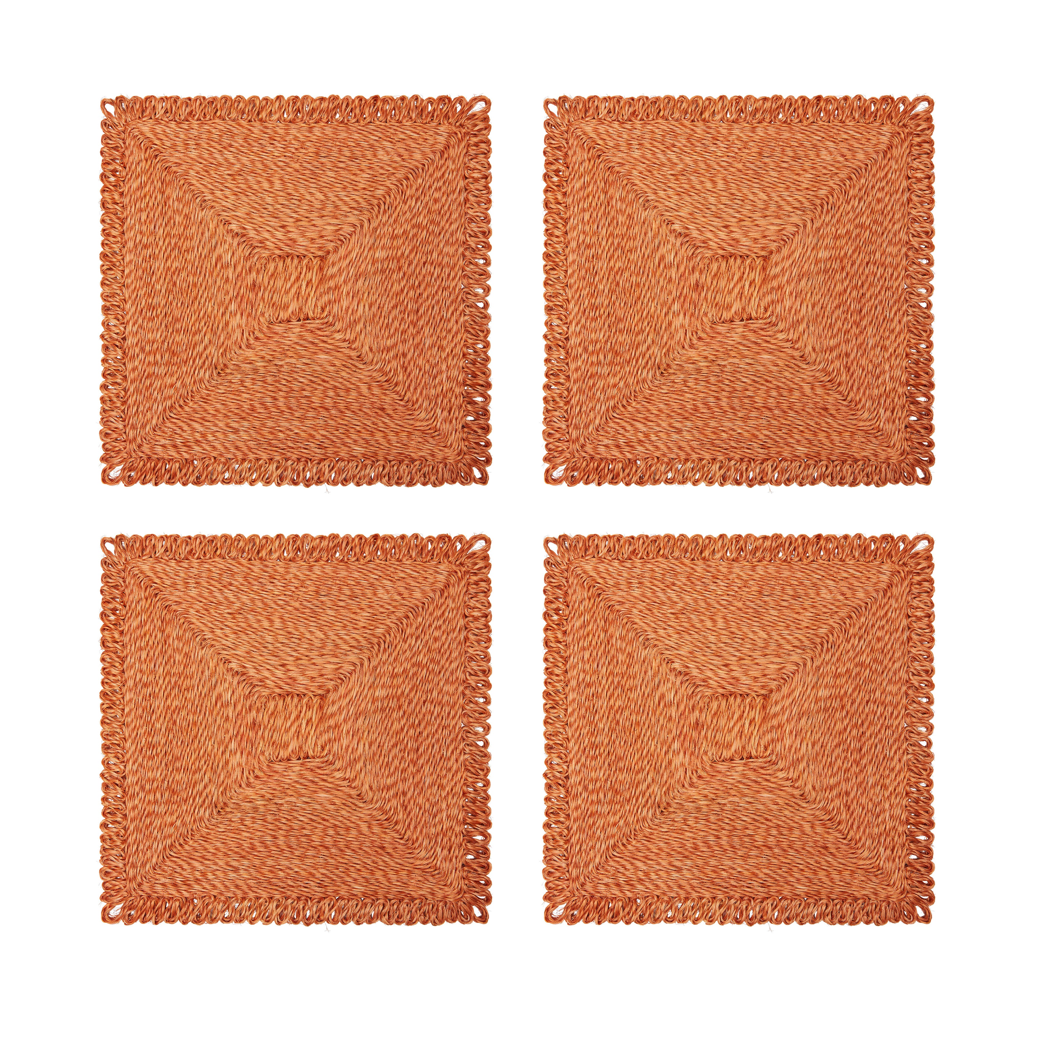 couleur-nature-loopy-square-sets-de-table-cl-mentine-lot-4 image 3