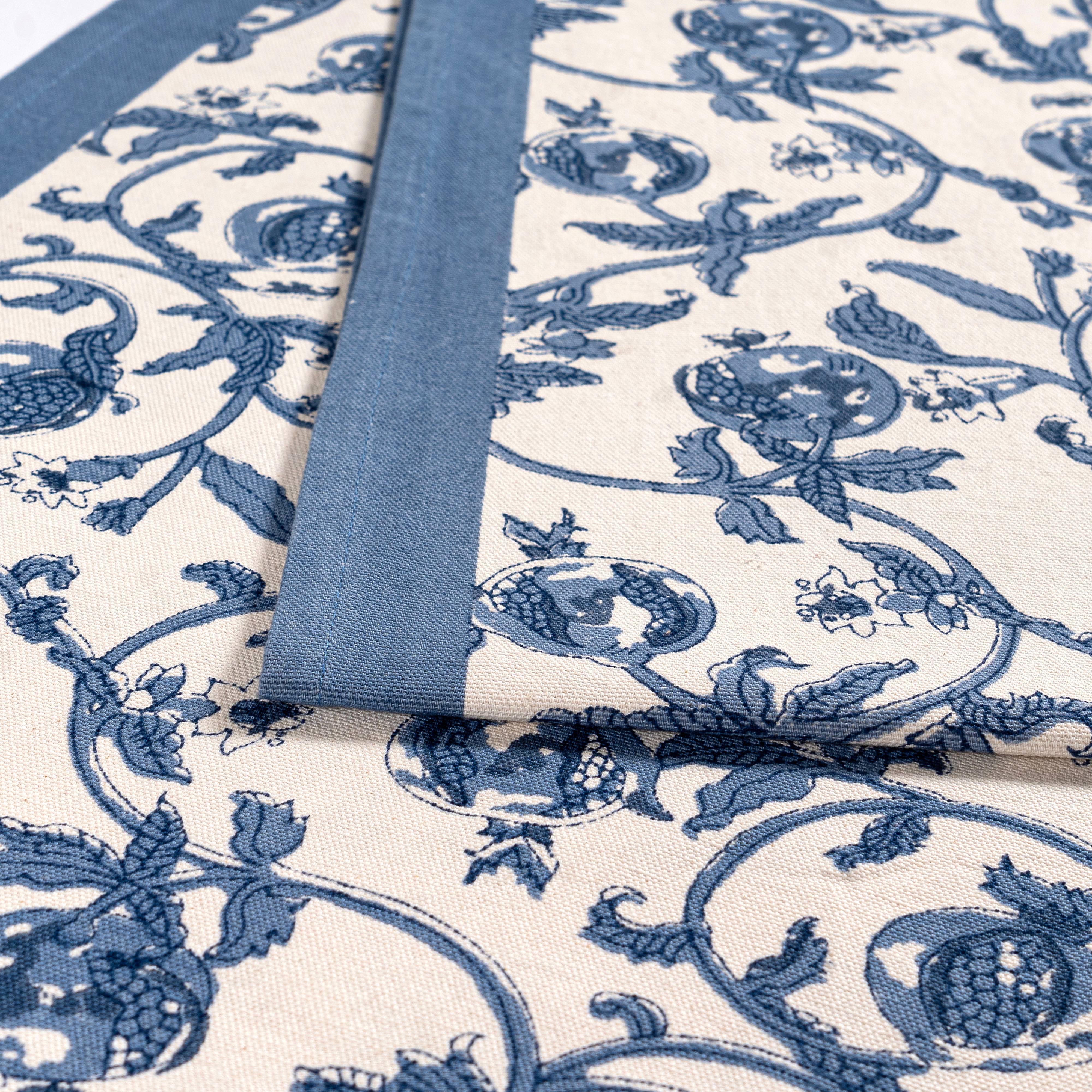 couleur-nature-granada-chemin-de-table-bleu-40x180-cm image 7