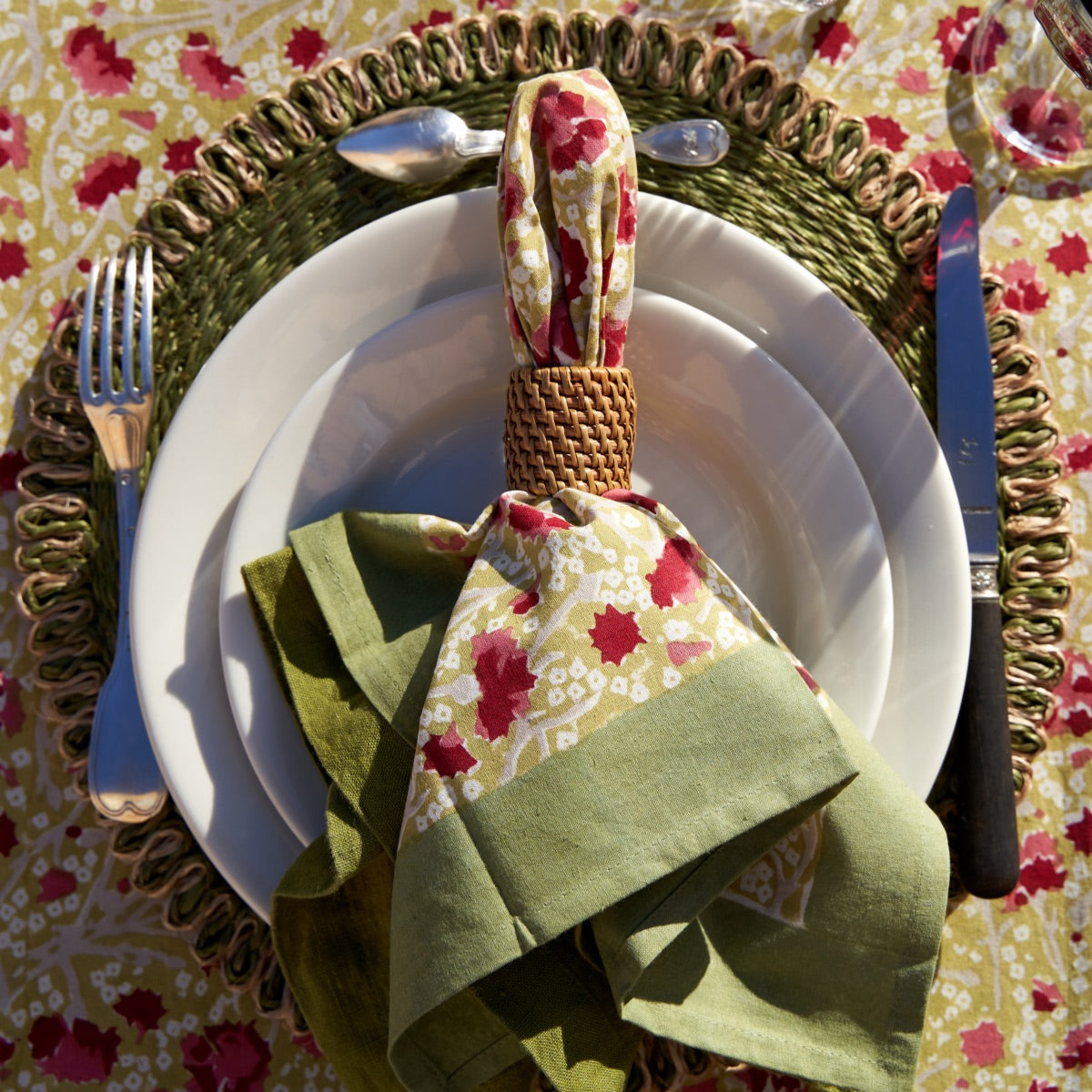 couleur-nature-napkins-meadows-serviette-table-lot-6-coton image 3