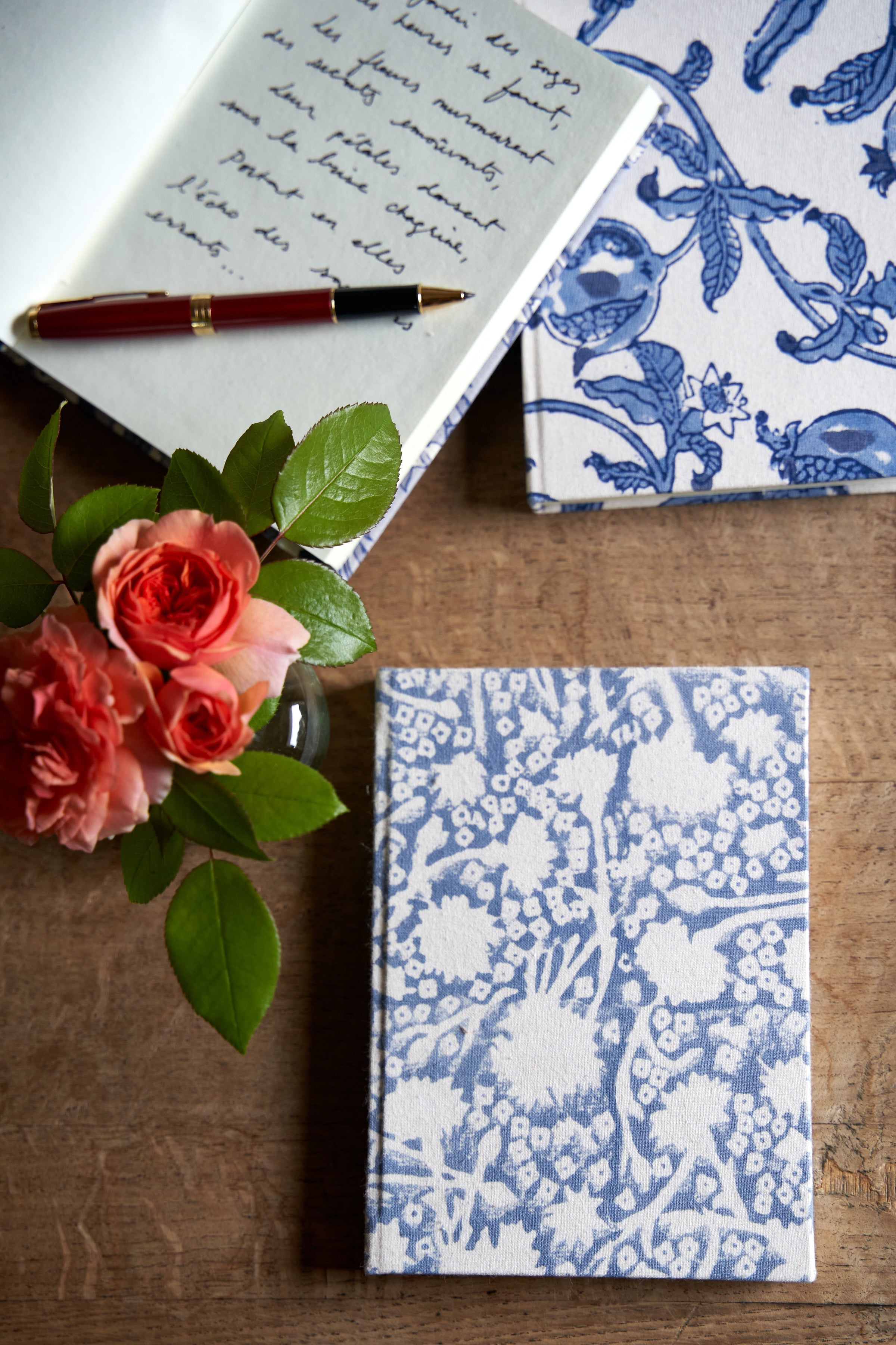 couleur-nature-d-cor-blue-journal-carnet-tissu-lot-3-bleu image 4