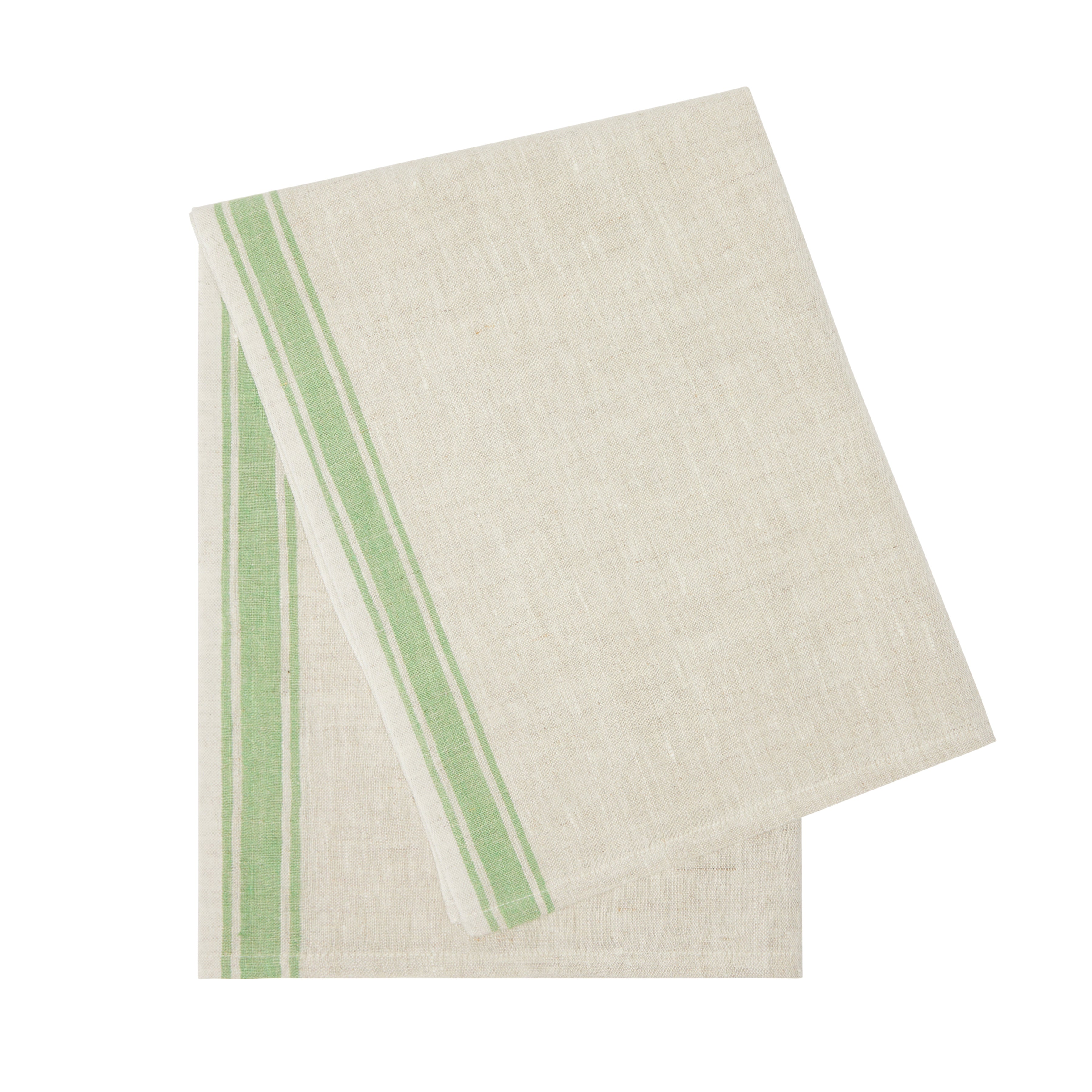 couleur-nature-easter-spring-torchon-cuisine-vert-lot-de-2-lin-coton image 3