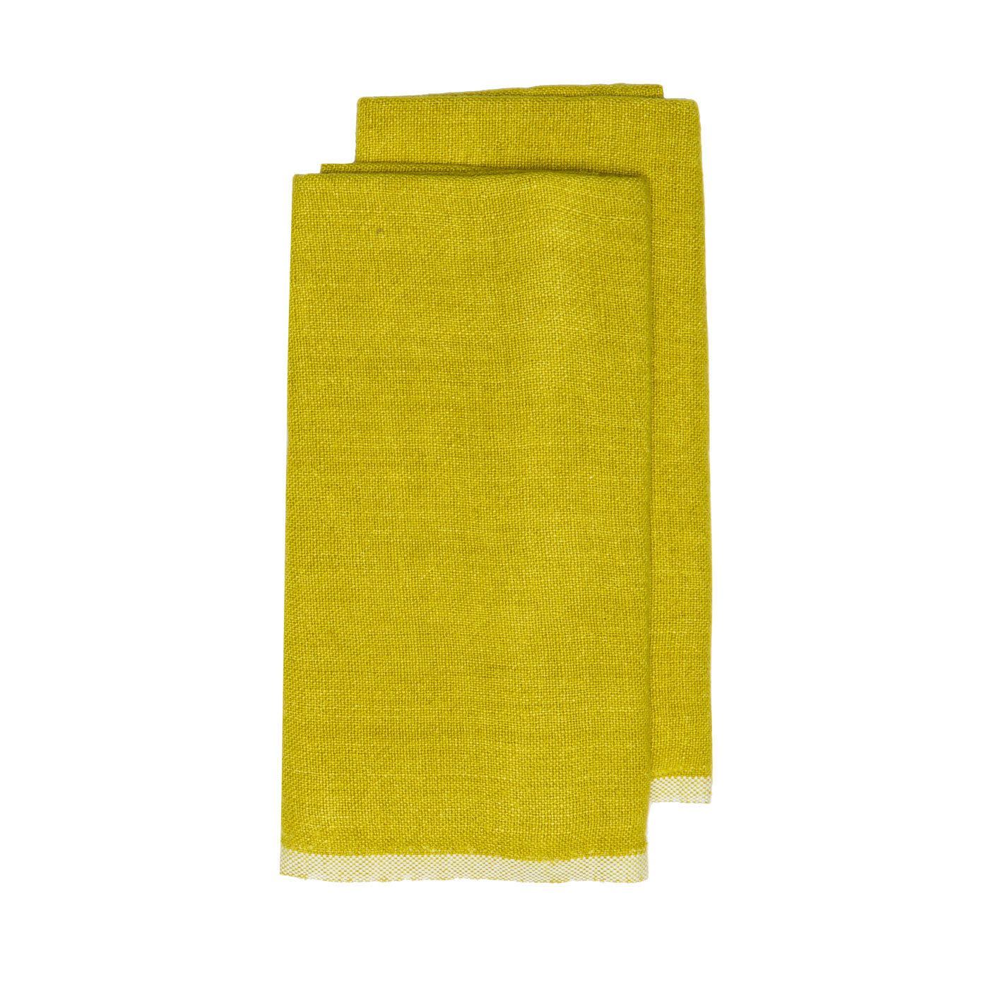 couleur-nature-chunky-linen-torchon-lin-vert-lime-lot-2 image 3