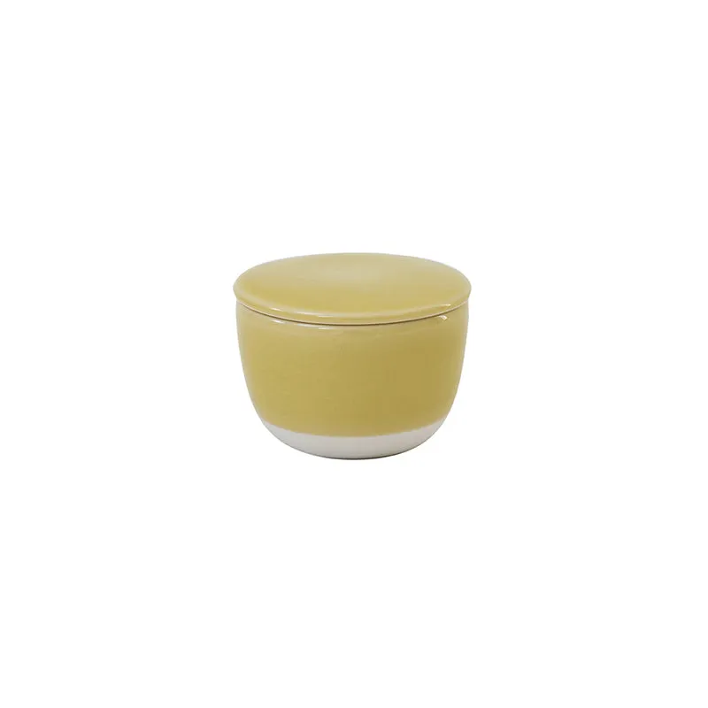 jars-cantine-sucrier-gen-t-jaune-craquel-c-ramique image 1