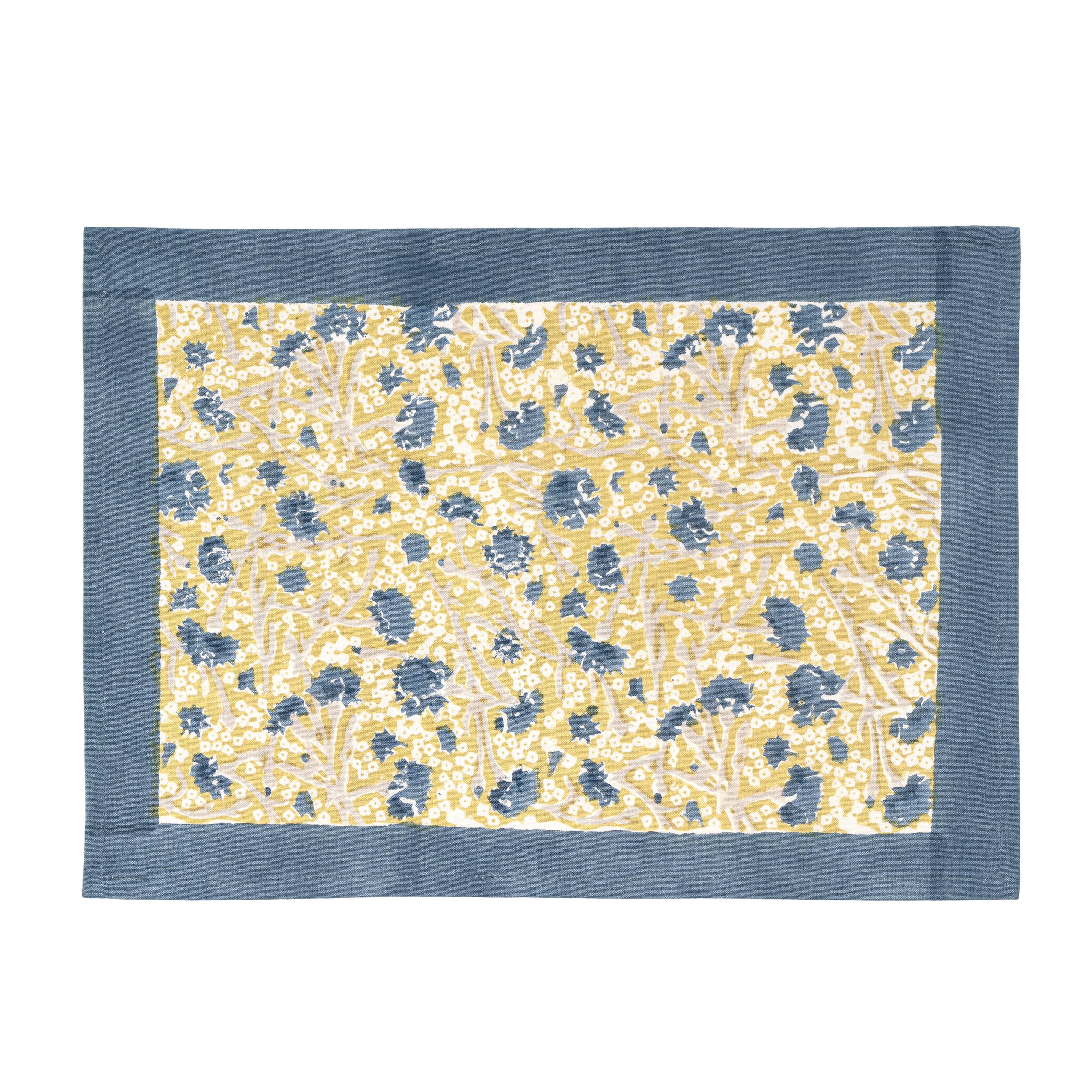 couleur-nature-meadows-set-6-sets-de-table-bleu-vert image 2