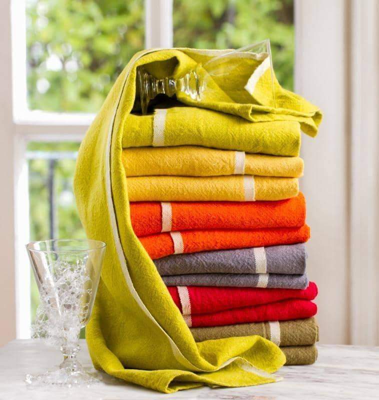 couleur-nature-chunky-linen-torchons-lin-orange-lot-2 image 5