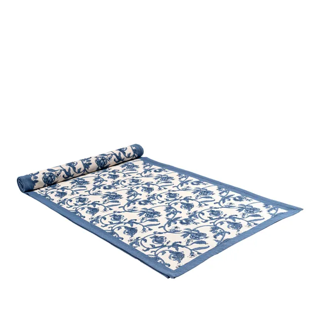 couleur-nature-granada-chemin-de-table-bleu-40x180-cm image 1