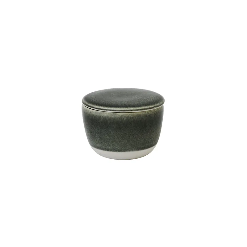 jars-cantine-sucrier-orage-uni-c-ramique-vert-craquel image 1