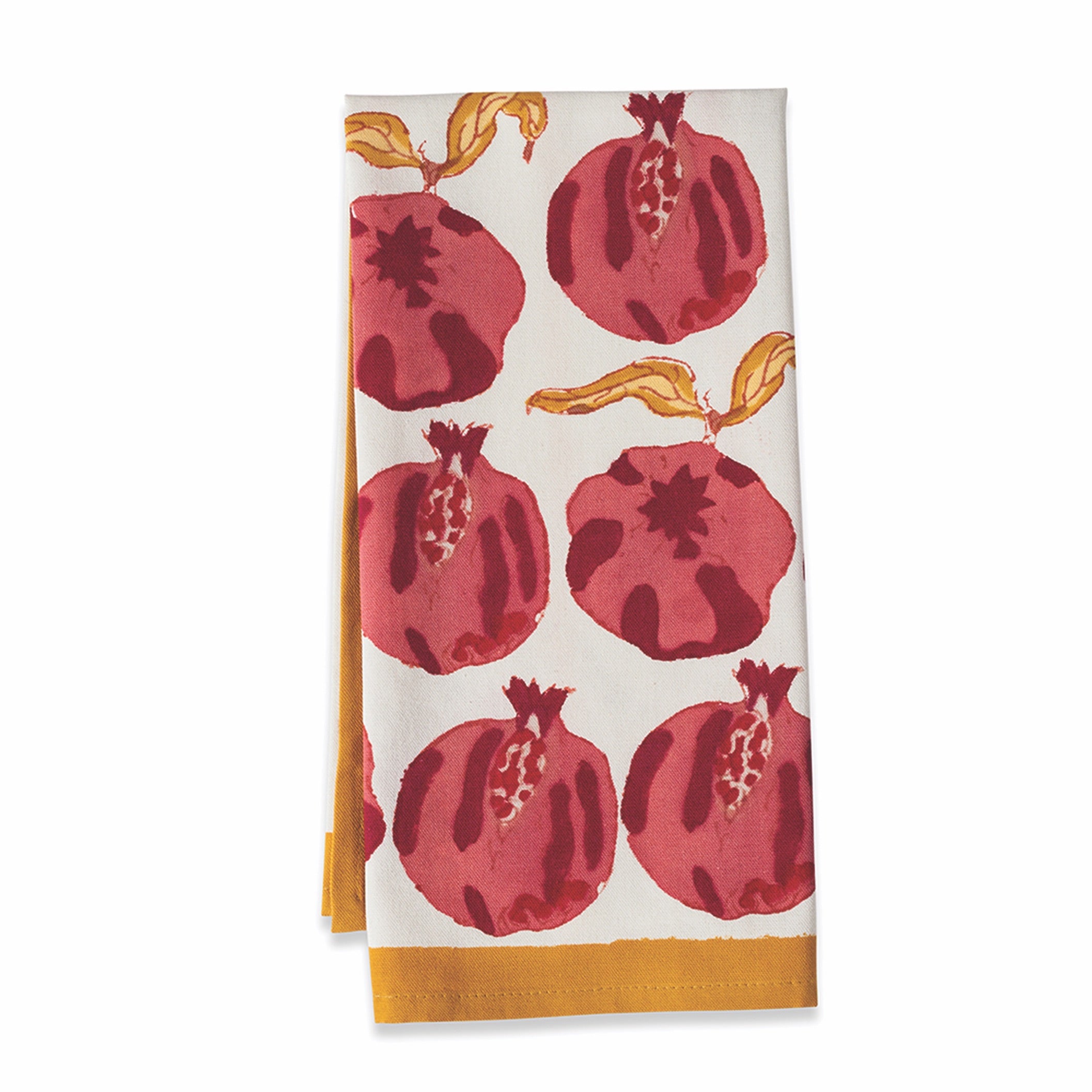 couleur-nature-grenade-torchon-coton-rouge-lot-3-20x30 image 1