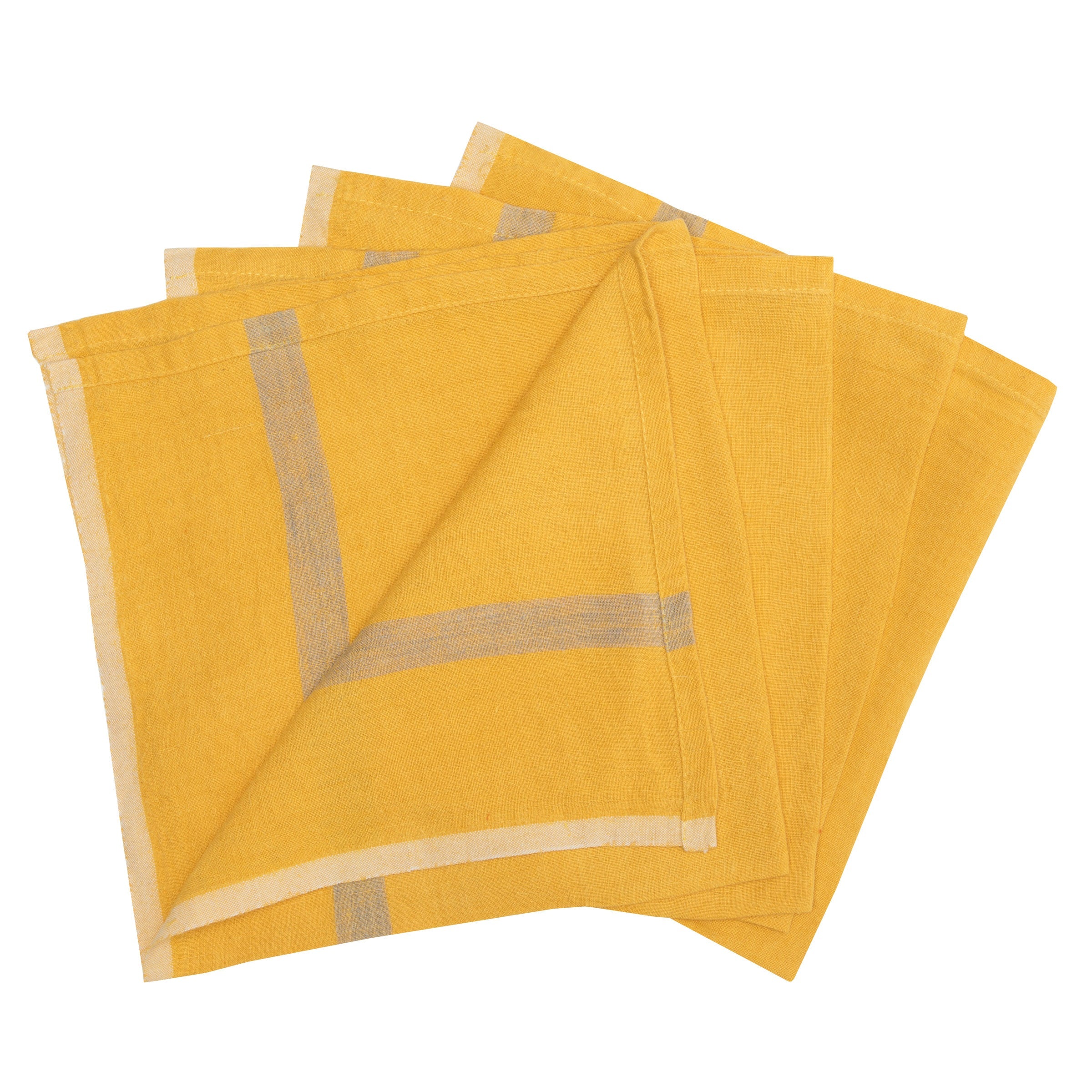 couleur-nature-serviettes-lin-lav-moutarde-gris-lot-4 image 2
