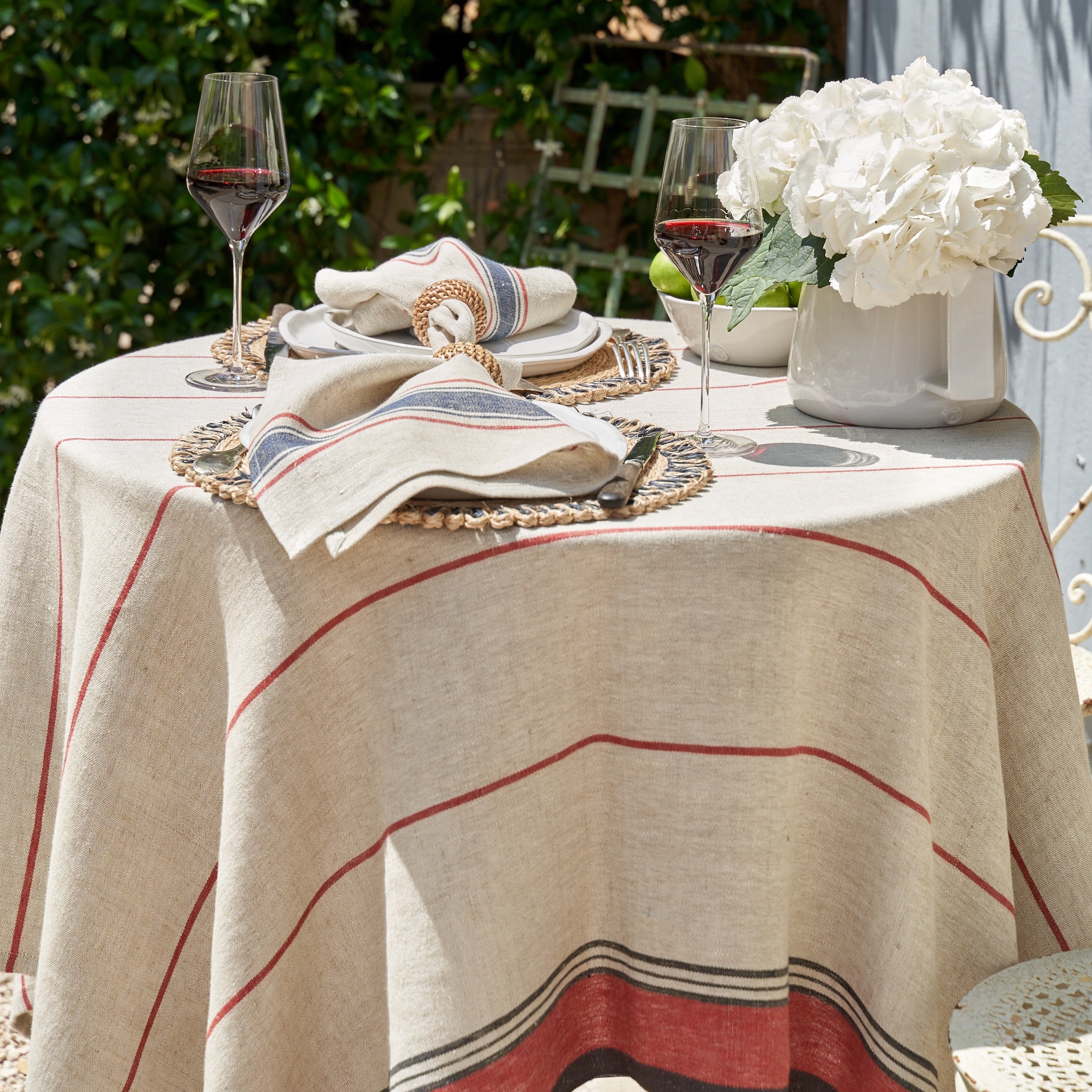 couleur-nature-eze-nappe-lin-coton-ivoire-rouge-60x90 image 3