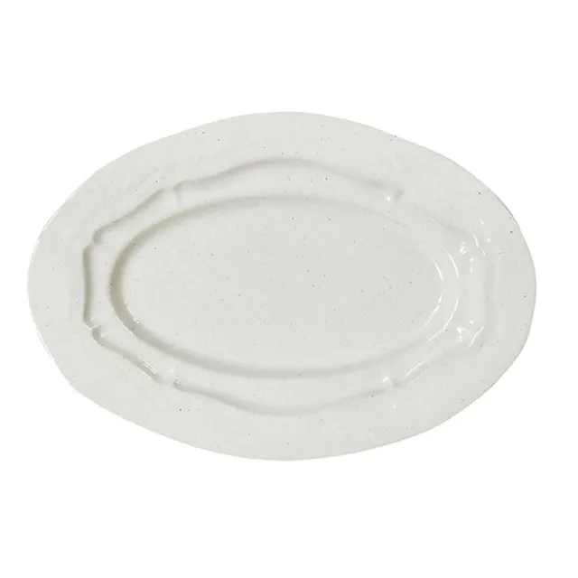 jars-r-fectoire-plat-ovale-c-ramique-sable-brillant image 1