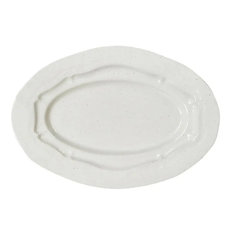 jars-r-fectoire-plat-ovale-c-ramique-sable-brillant image 1